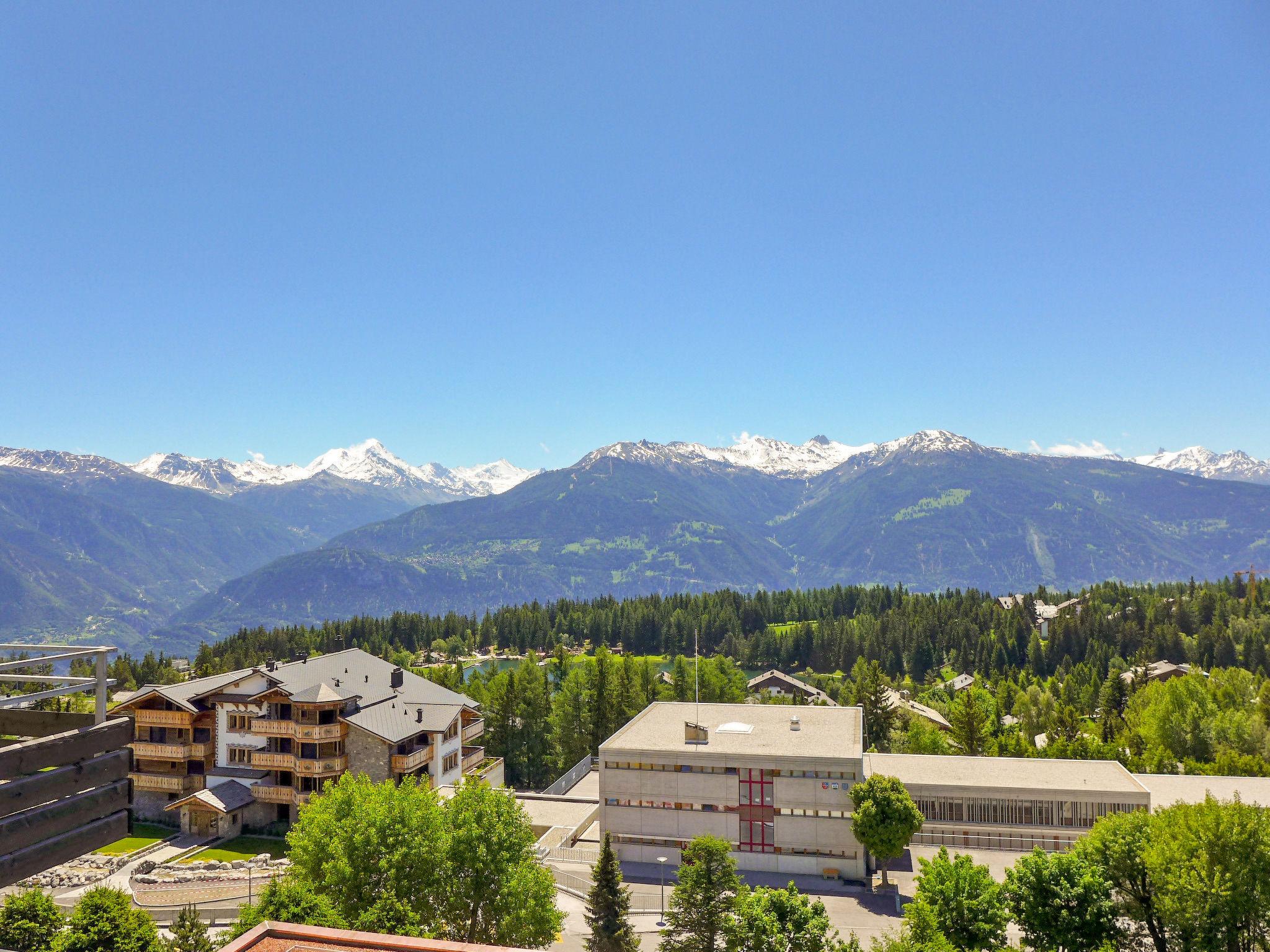 Foto 13 - Appartamento con 1 camera da letto a Crans-Montana con piscina e vista sulle montagne