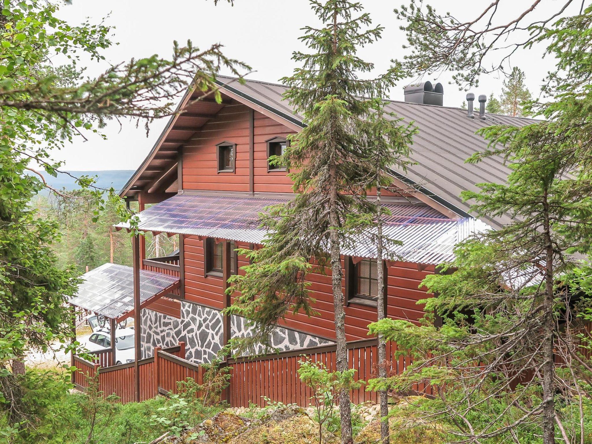 Foto 1 - Casa de 2 habitaciones en Pudasjärvi con sauna y vistas a la montaña