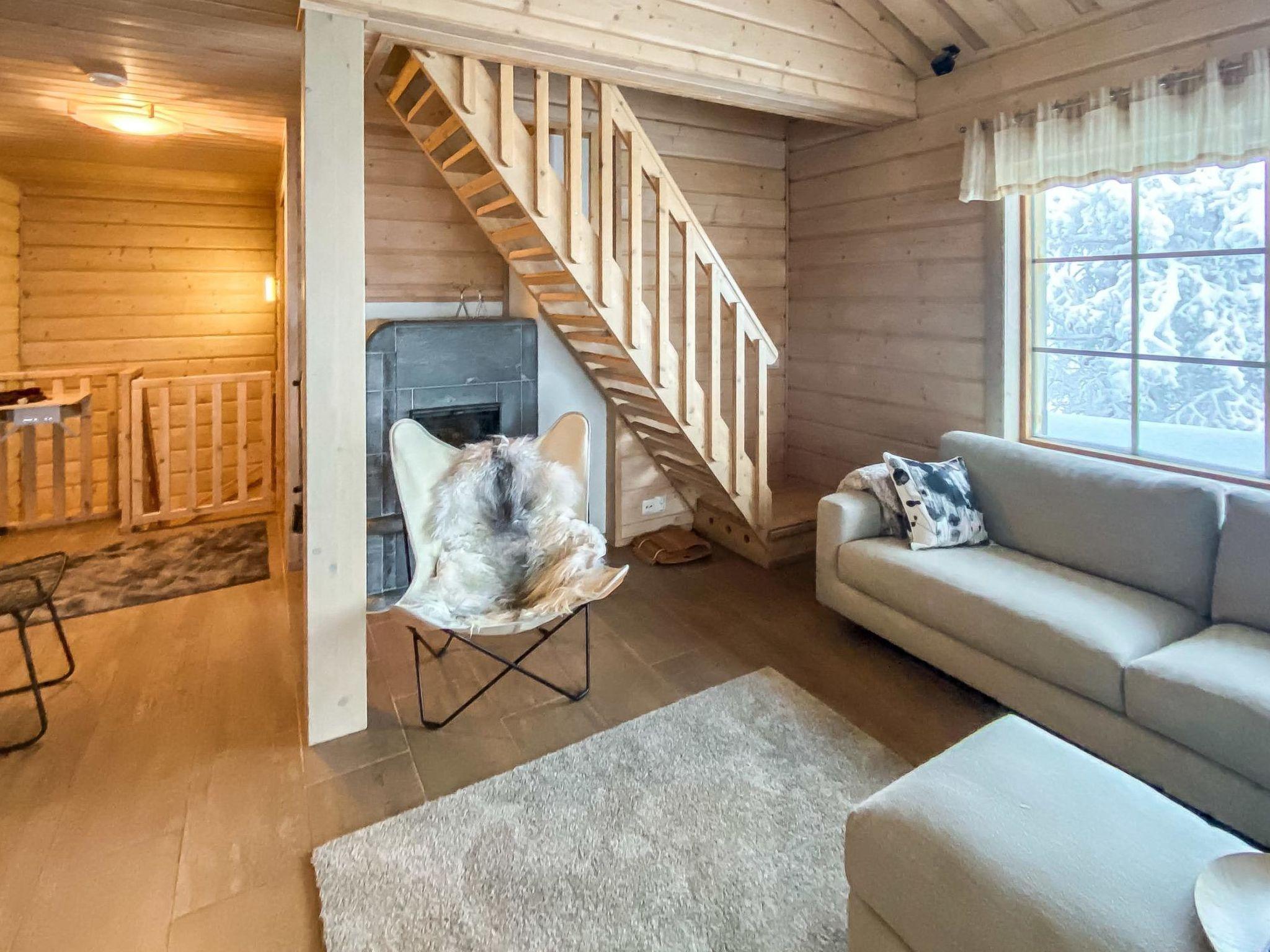 Foto 8 - Casa de 4 habitaciones en Kuusamo con sauna y vistas a la montaña