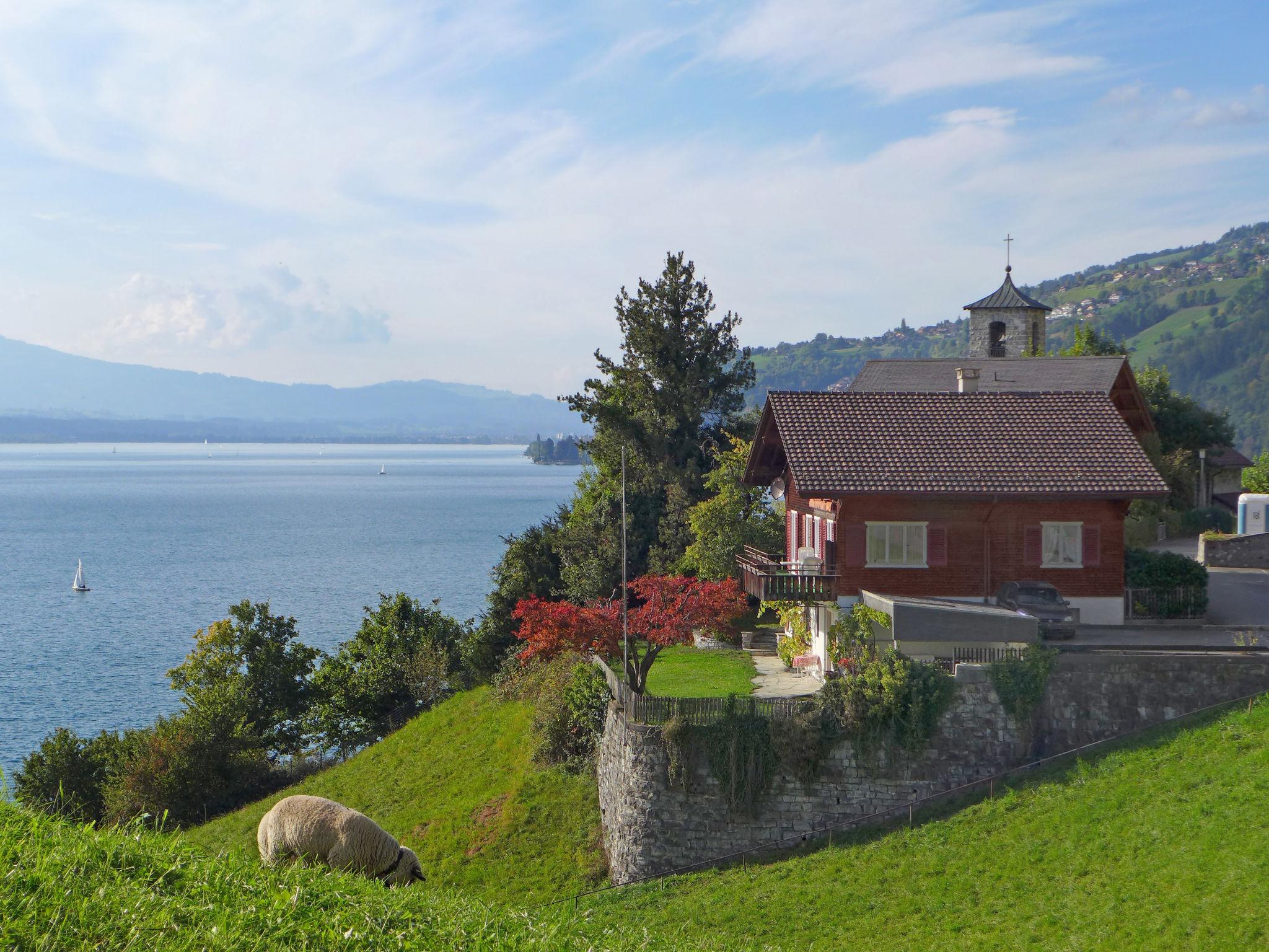 Foto 1 - Casa de 4 quartos em Sigriswil com jardim e vista para a montanha