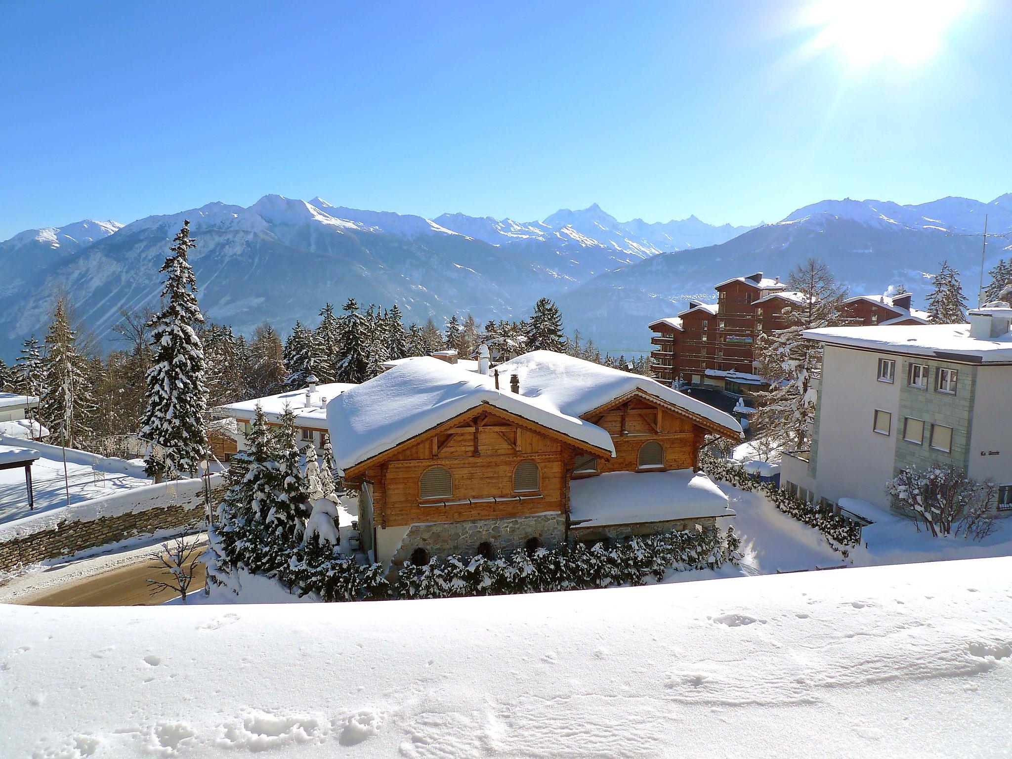 Foto 33 - Appartamento con 2 camere da letto a Crans-Montana con vista sulle montagne