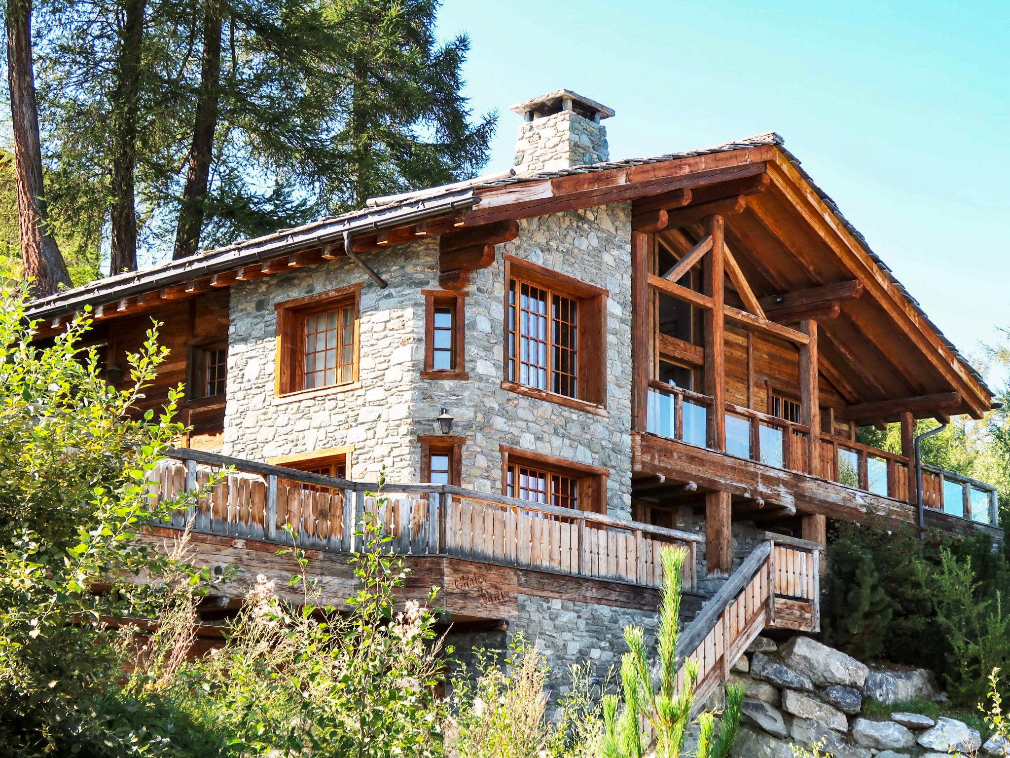 Foto 1 - Casa con 5 camere da letto a Nendaz con giardino e vista sulle montagne