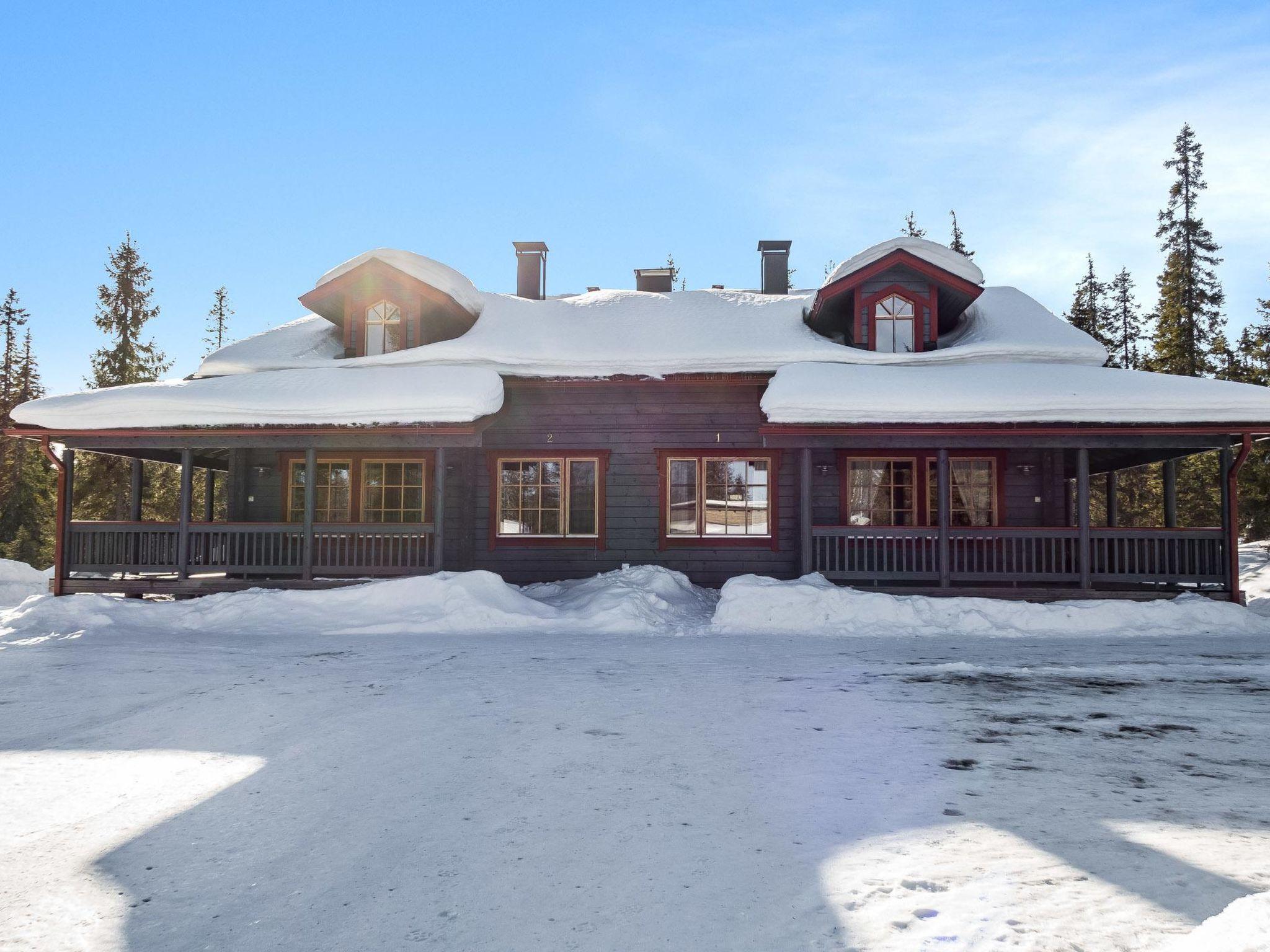 Foto 1 - Casa de 1 quarto em Kuusamo com sauna e vista para a montanha