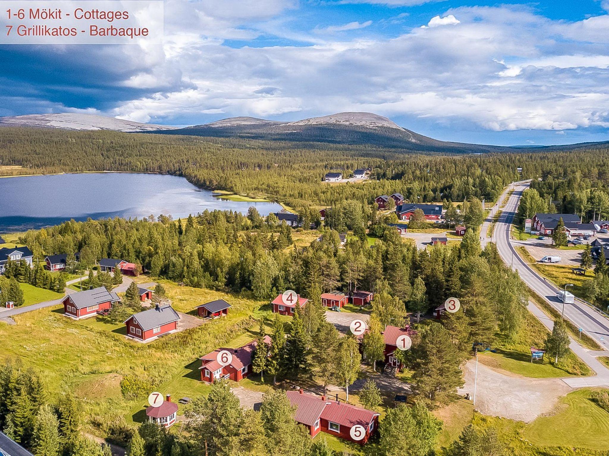 Foto 10 - Haus mit 2 Schlafzimmern in Kolari mit sauna und blick auf die berge