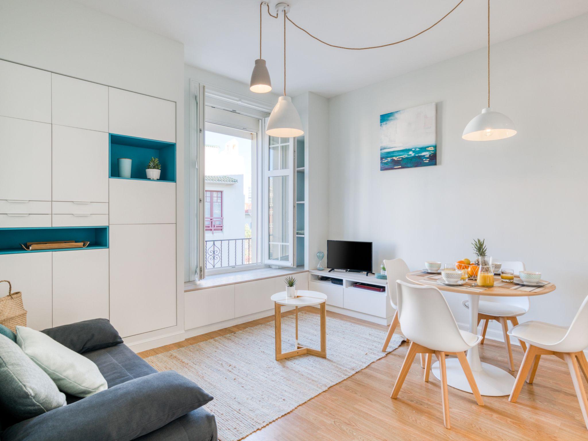 Foto 2 - Apartamento de 1 quarto em Biarritz com vistas do mar
