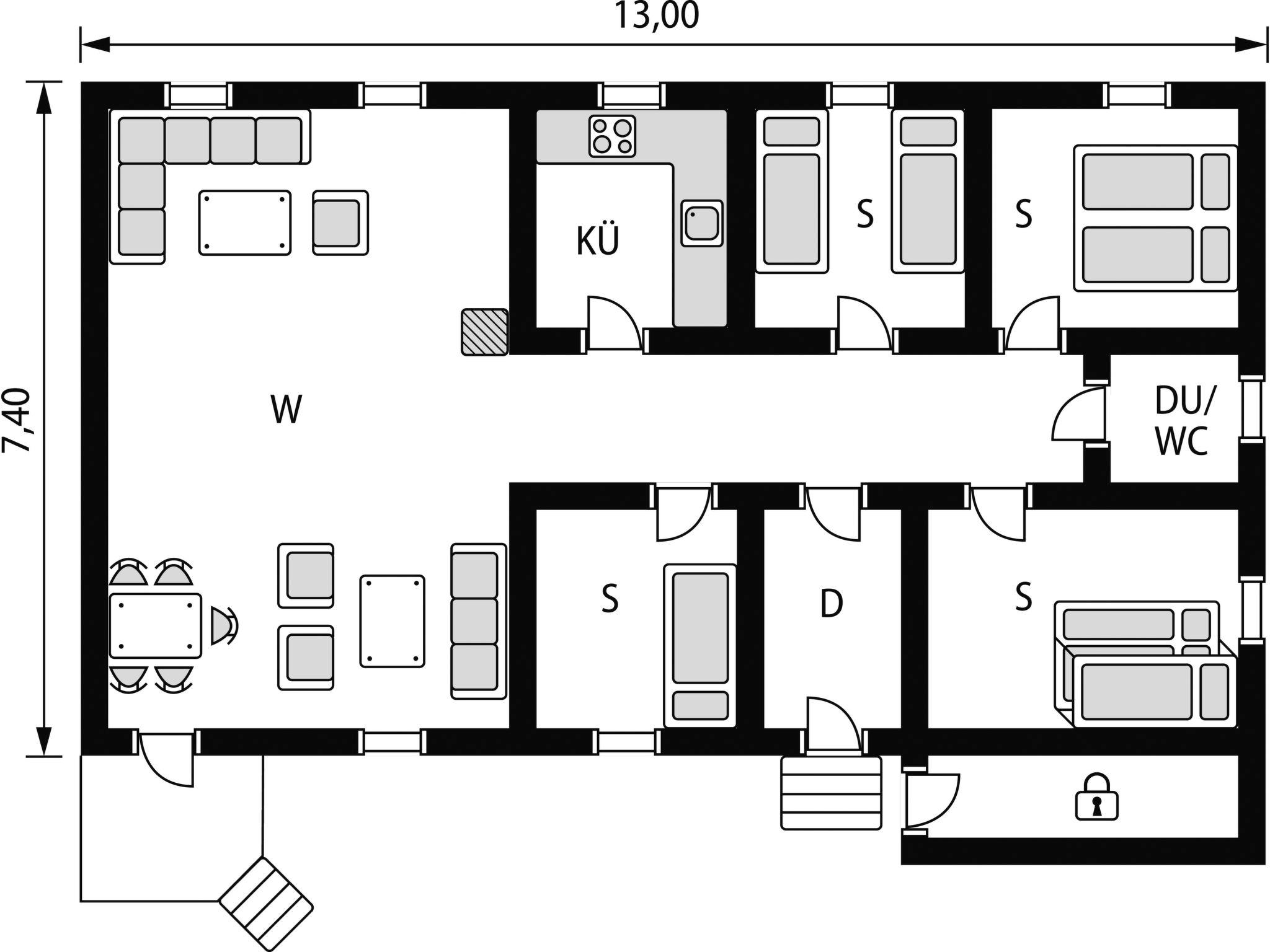 Foto 13 - Apartment mit 4 Schlafzimmern in Sande i Sunnfjord mit garten