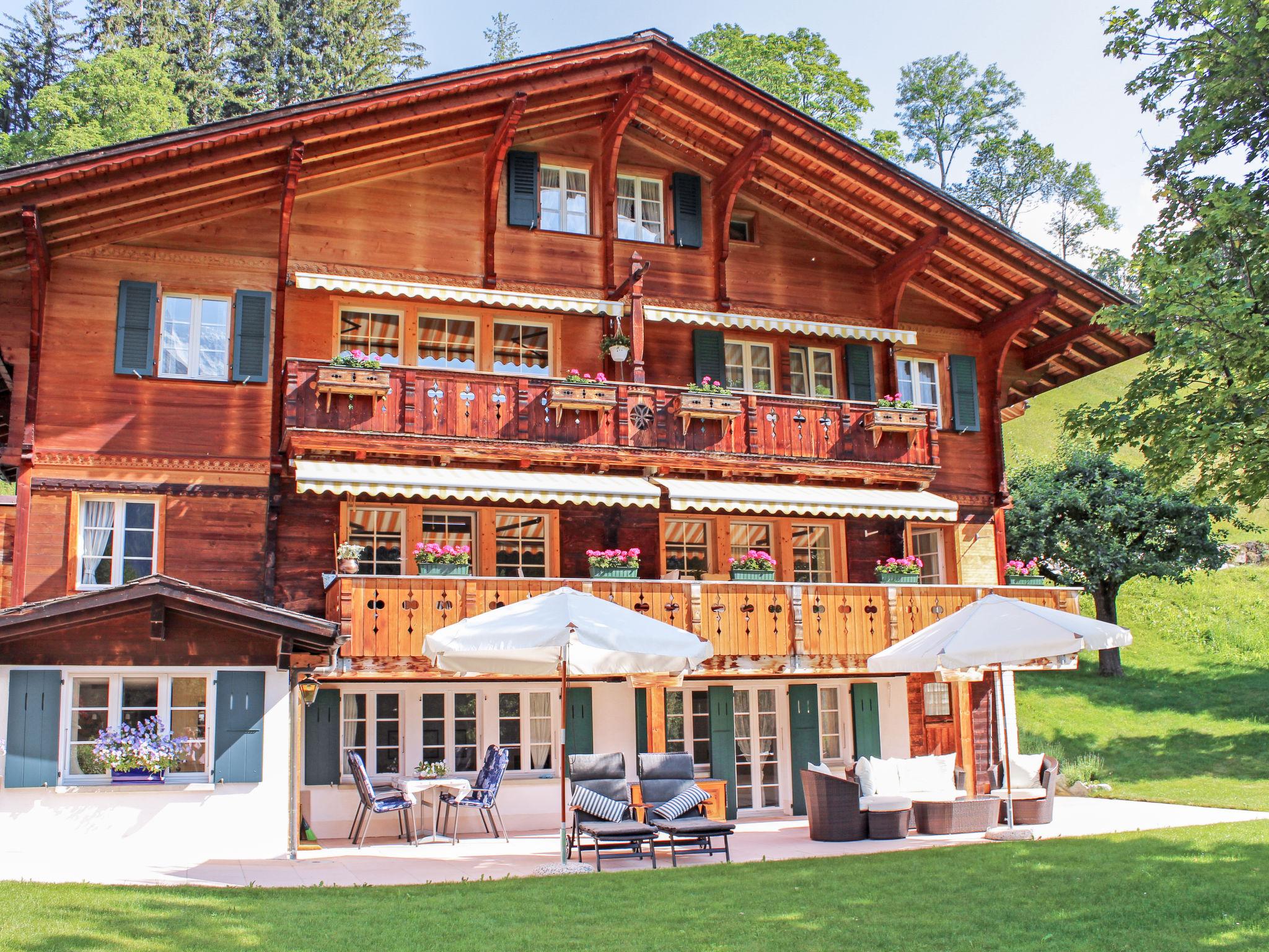 Foto 1 - Apartamento de 1 habitación en Grindelwald con terraza y vistas a la montaña