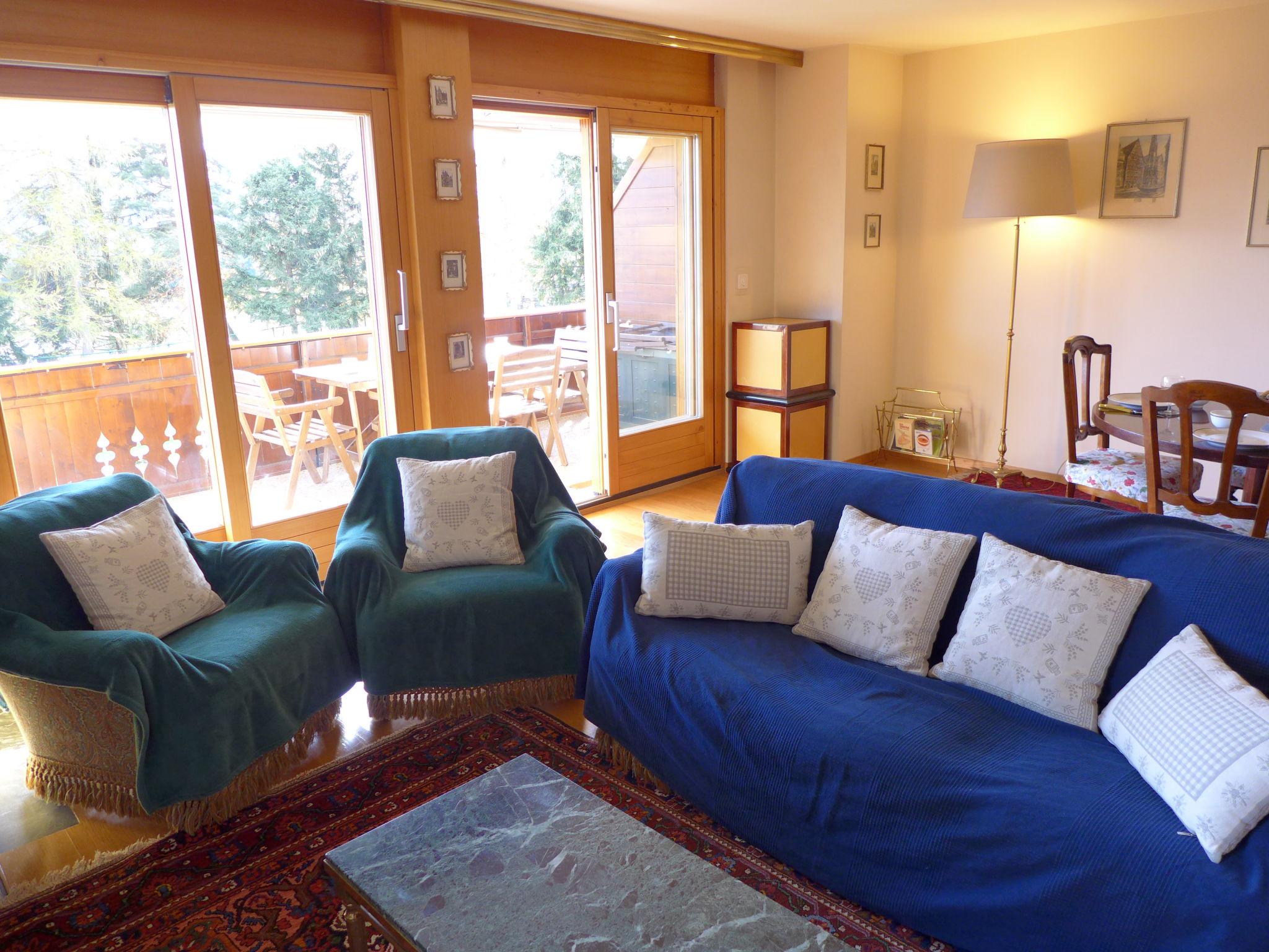 Photo 7 - Appartement de 2 chambres à Crans-Montana avec jardin et vues sur la montagne