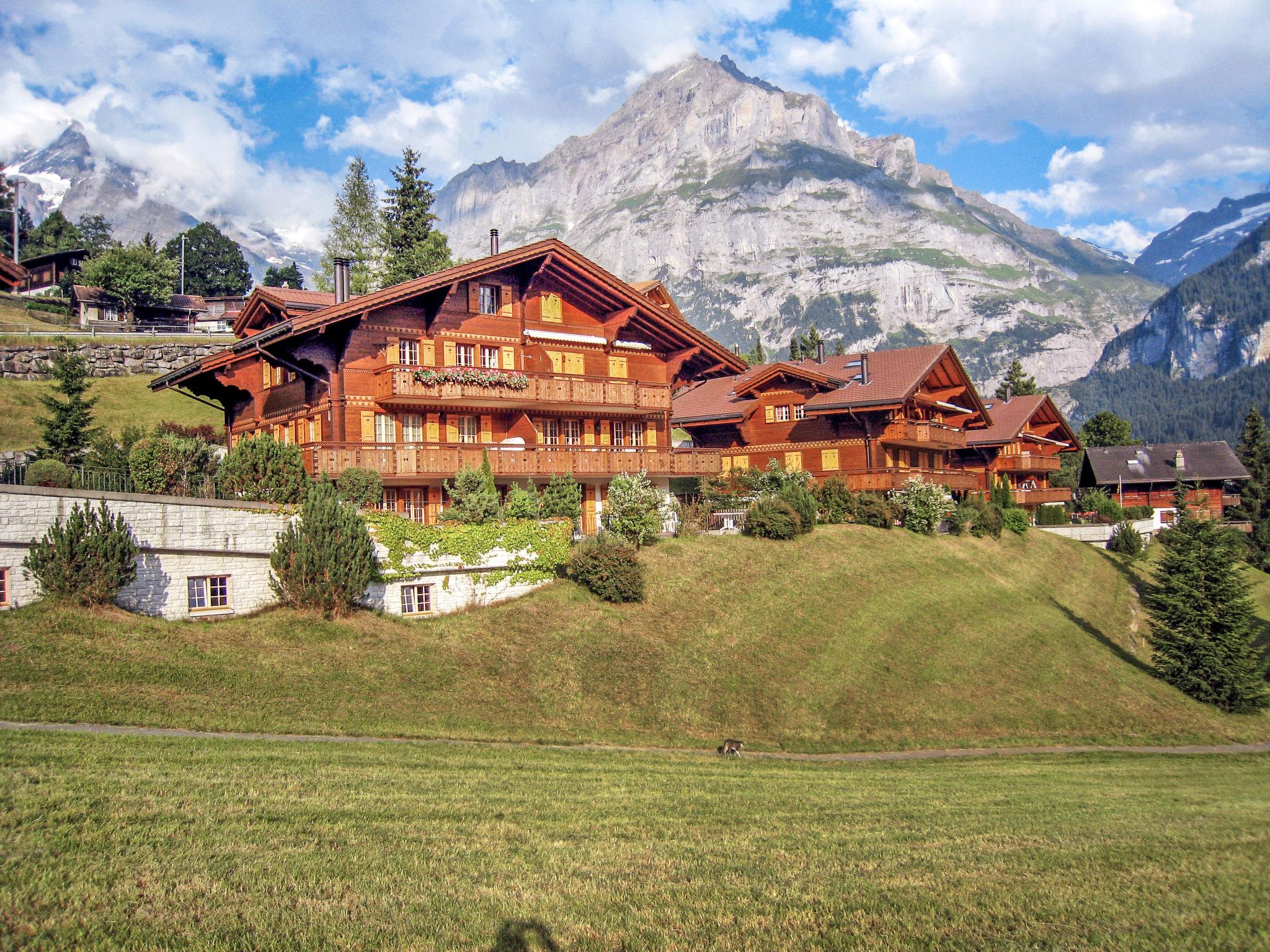 Foto 1 - Apartamento de 1 quarto em Grindelwald com jardim e vista para a montanha