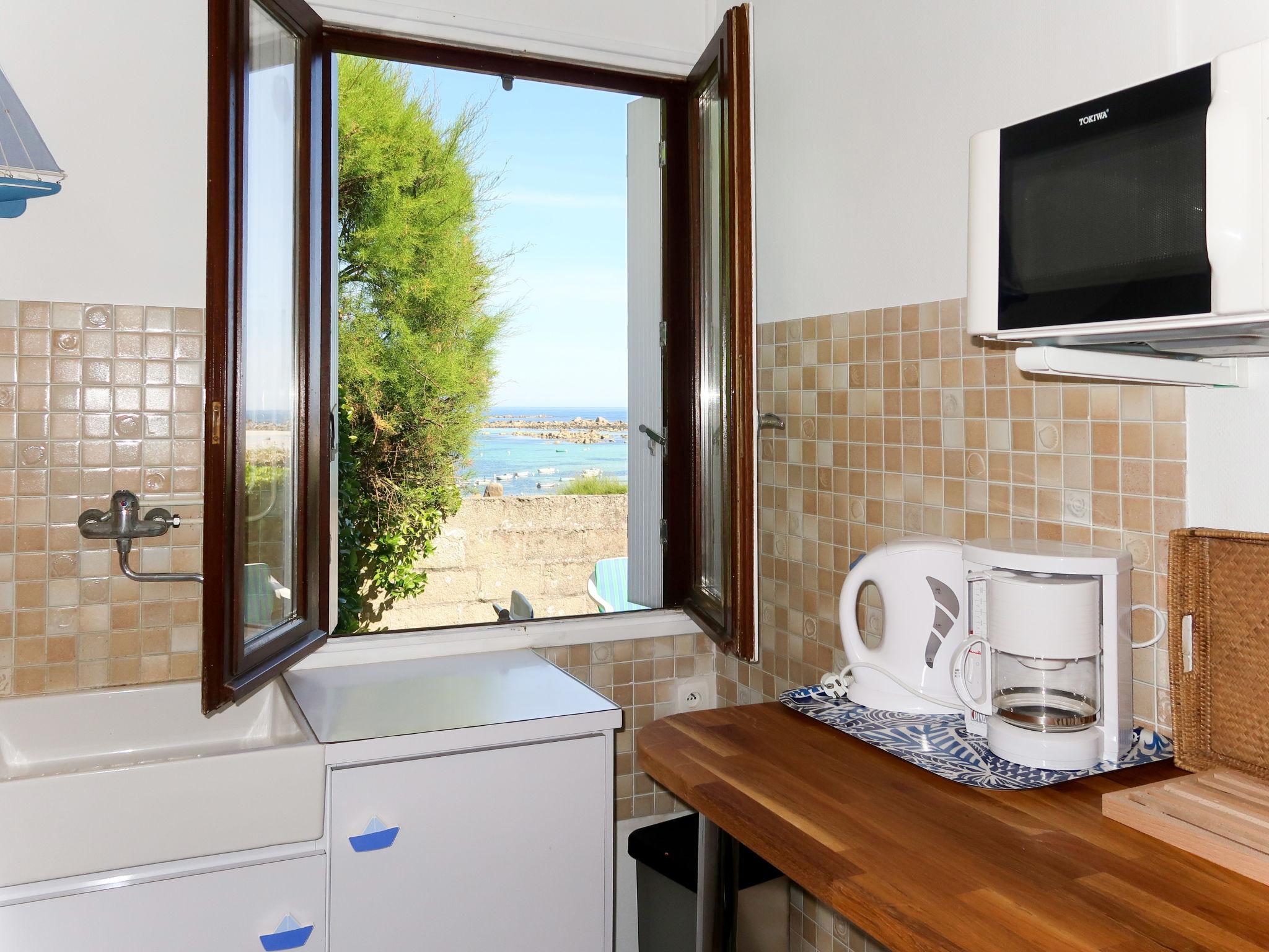 Photo 5 - 1 bedroom House in Cléder with garden and sea view