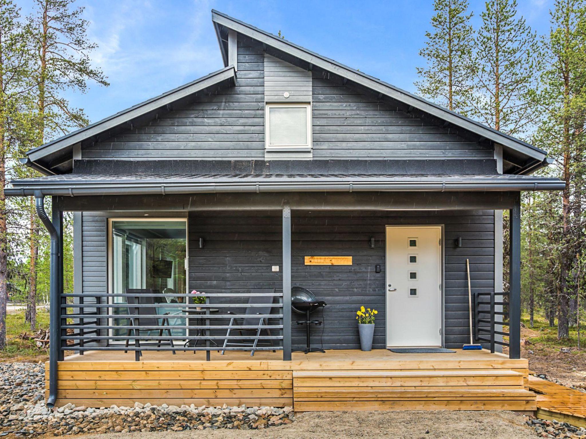 Foto 2 - Haus mit 1 Schlafzimmer in Enontekiö mit sauna und blick auf die berge