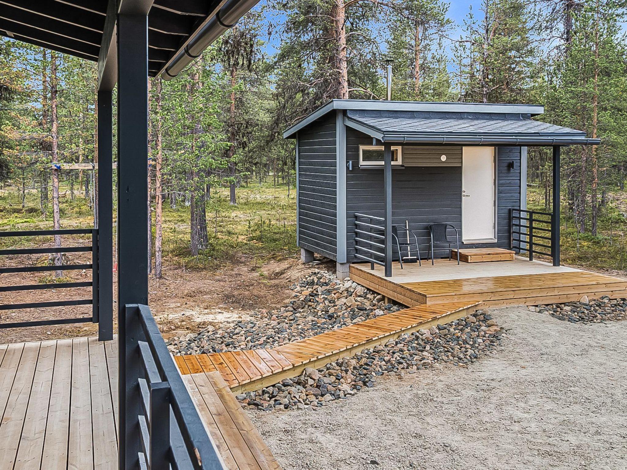 Foto 14 - Haus mit 1 Schlafzimmer in Enontekiö mit sauna und blick auf die berge