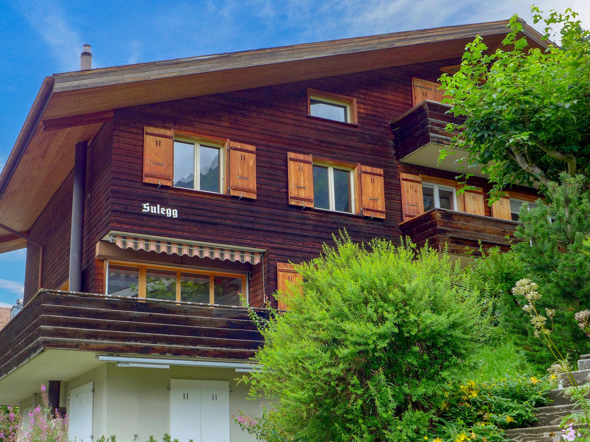 Foto 5 - Apartamento de 2 habitaciones en Lauterbrunnen con vistas a la montaña