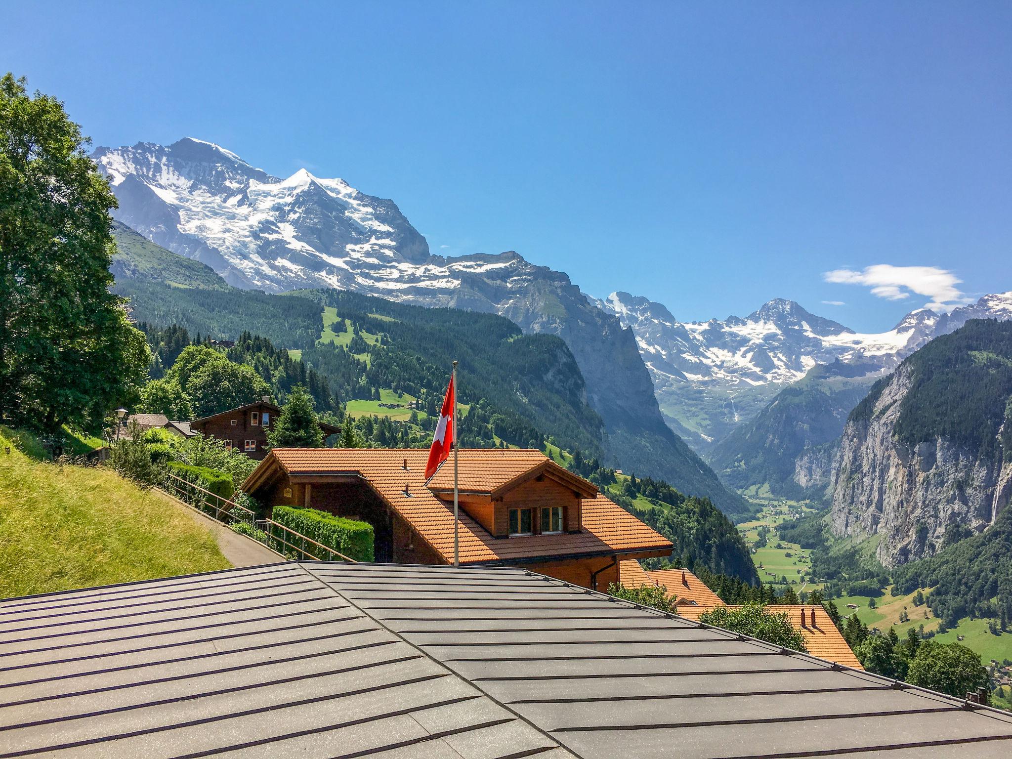 Foto 13 - Apartment mit 1 Schlafzimmer in Lauterbrunnen mit blick auf die berge