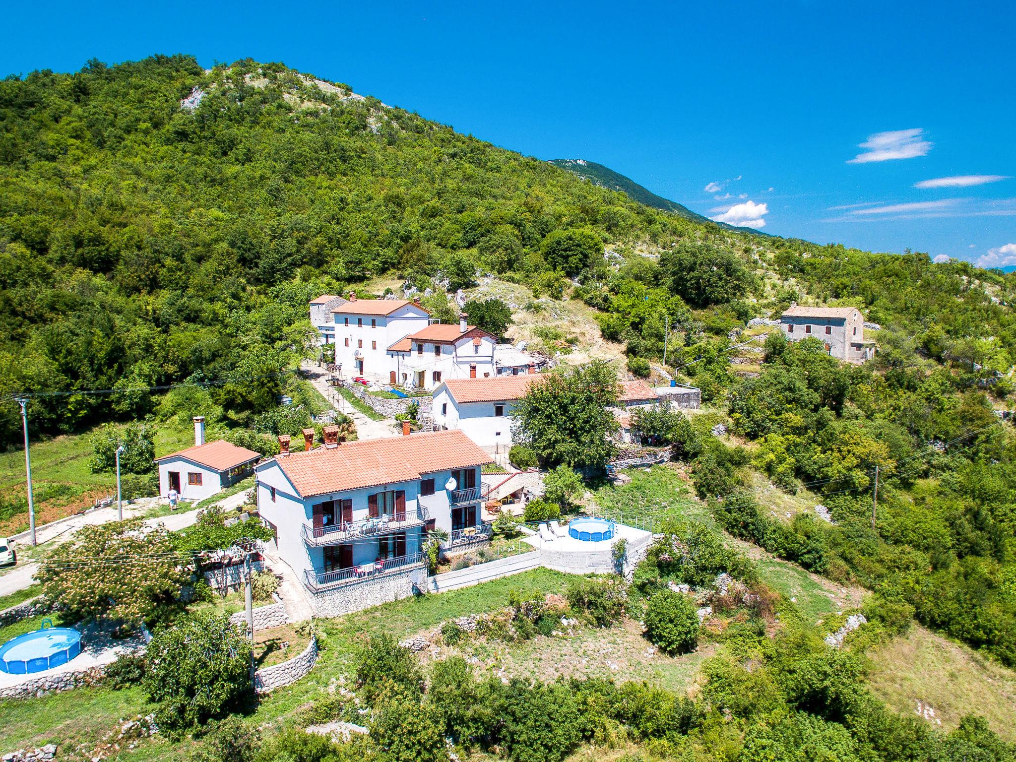 Foto 4 - Apartamento de 2 habitaciones en Kršan con piscina privada y vistas al mar