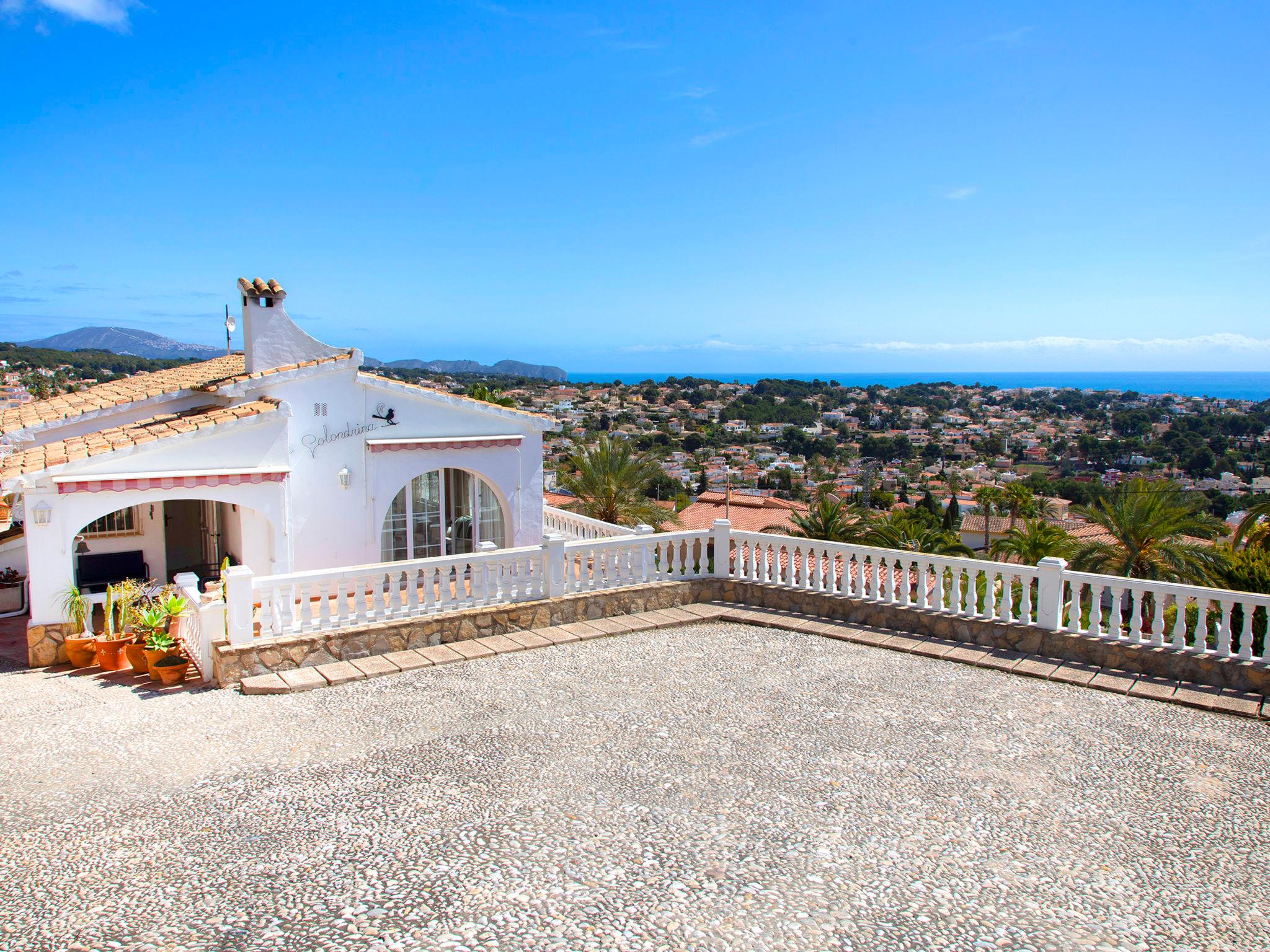 Foto 5 - Casa de 3 habitaciones en Calpe con piscina privada y vistas al mar