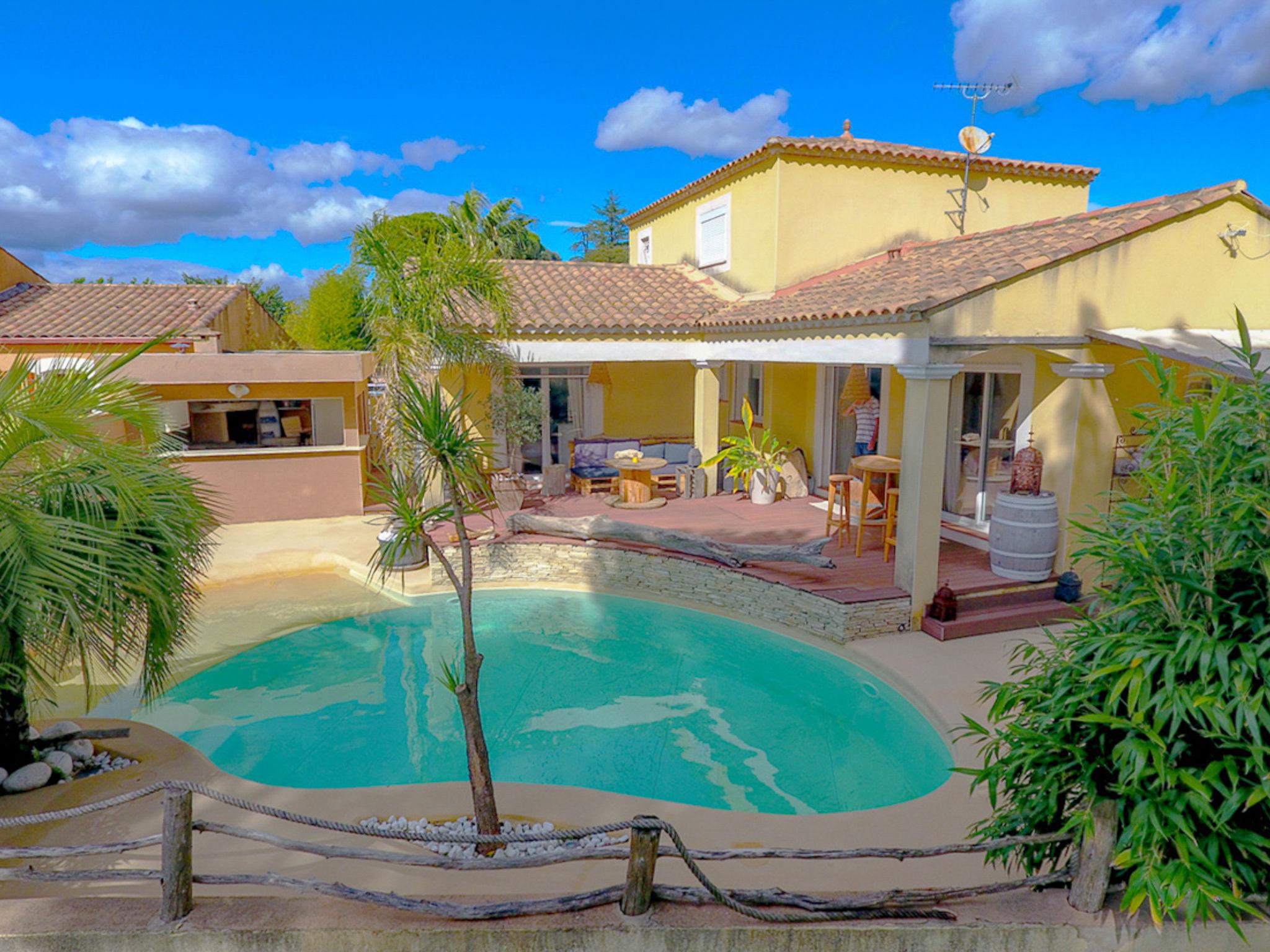 Photo 1 - Maison de 3 chambres à Thézan-lès-Béziers avec piscine privée et jardin