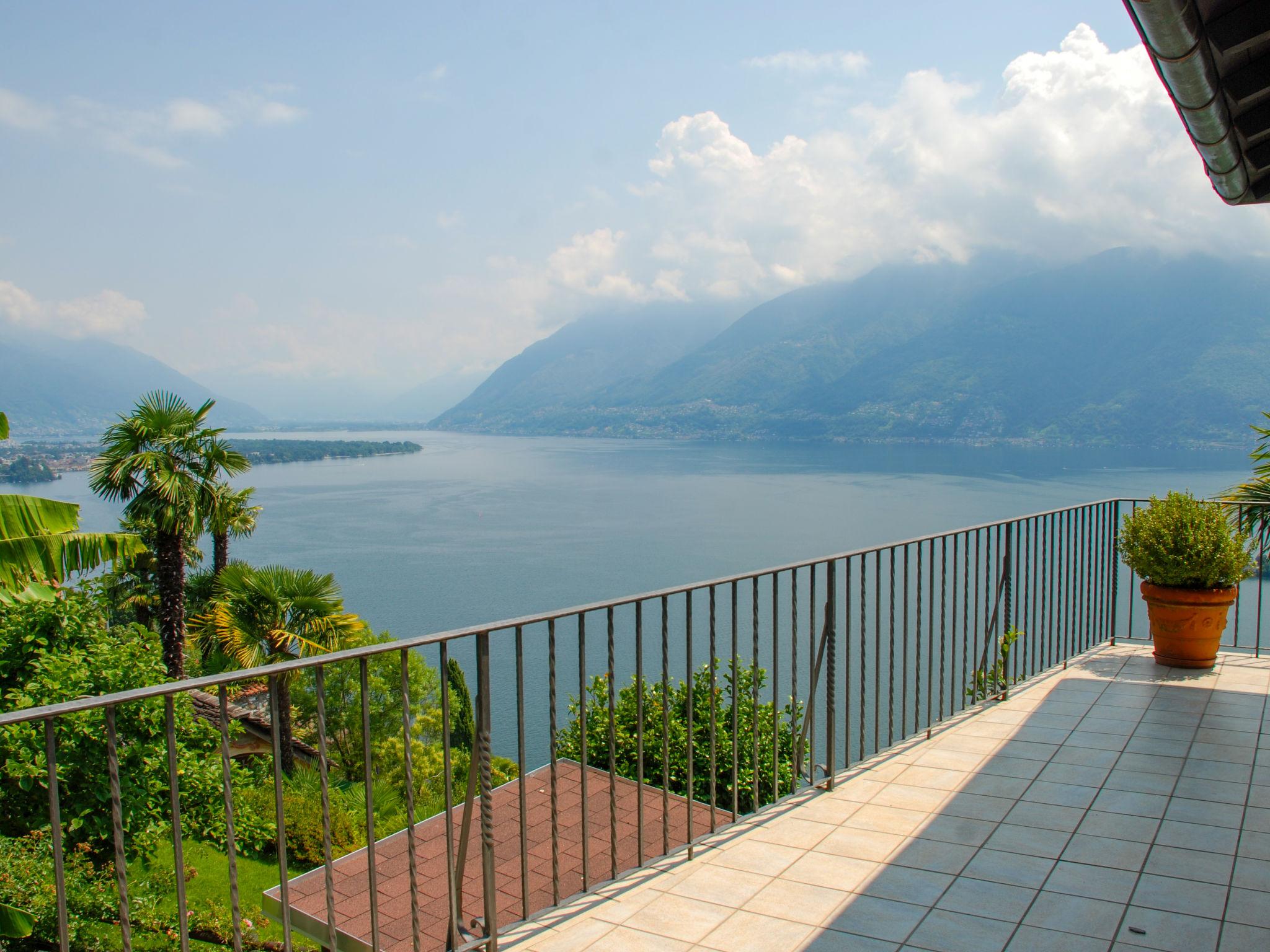 Foto 31 - Casa de 2 habitaciones en Ronco sopra Ascona con piscina privada y vistas a la montaña