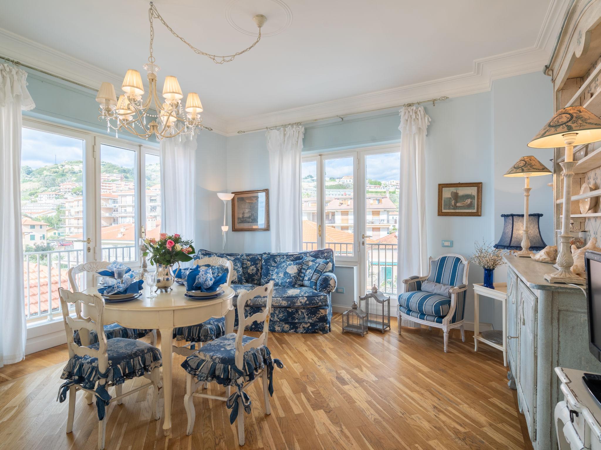 Foto 1 - Apartamento de 1 habitación en Riva Ligure con vistas al mar