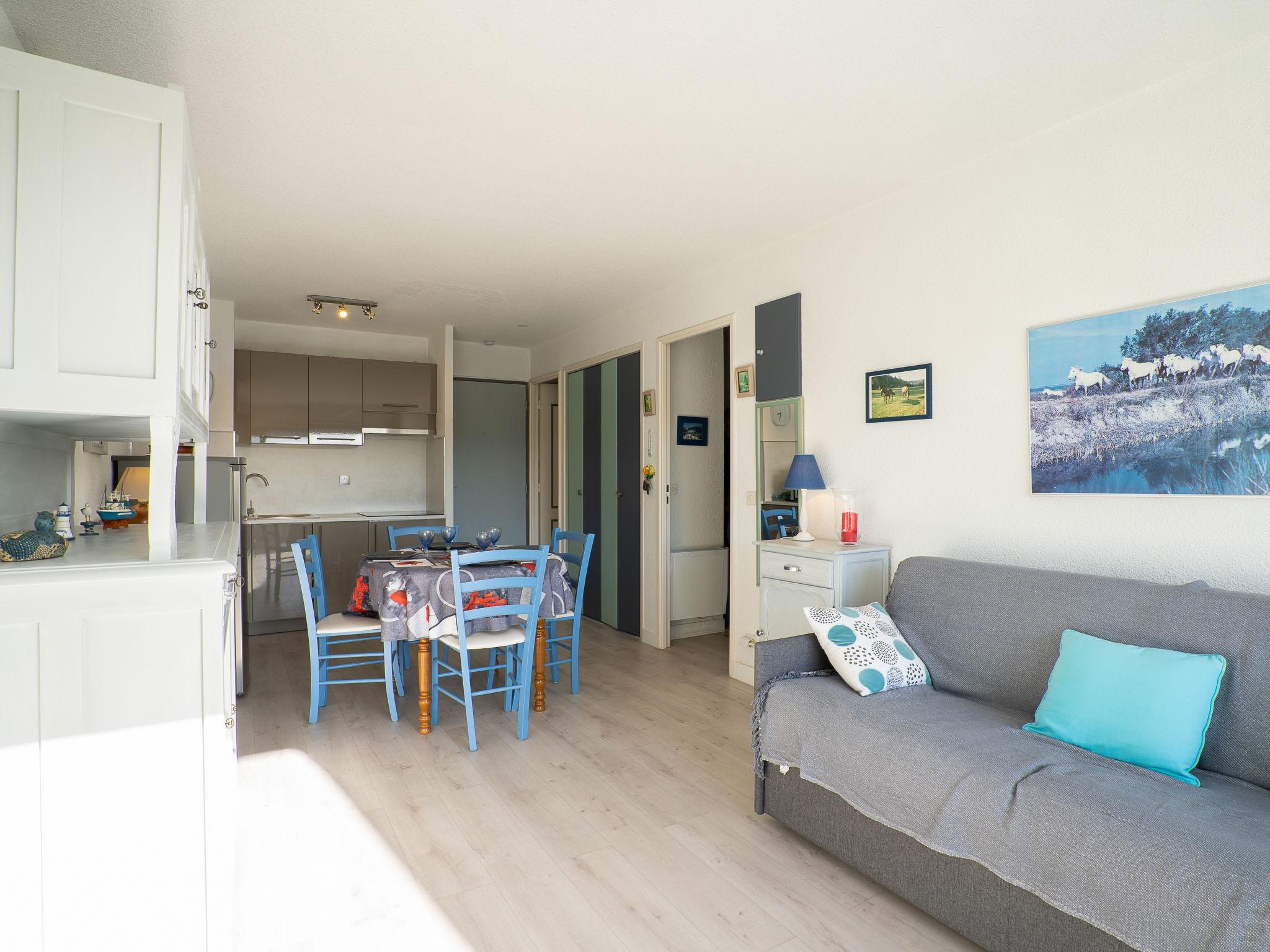 Foto 8 - Apartamento de 1 quarto em Le Grau-du-Roi com terraço e vistas do mar