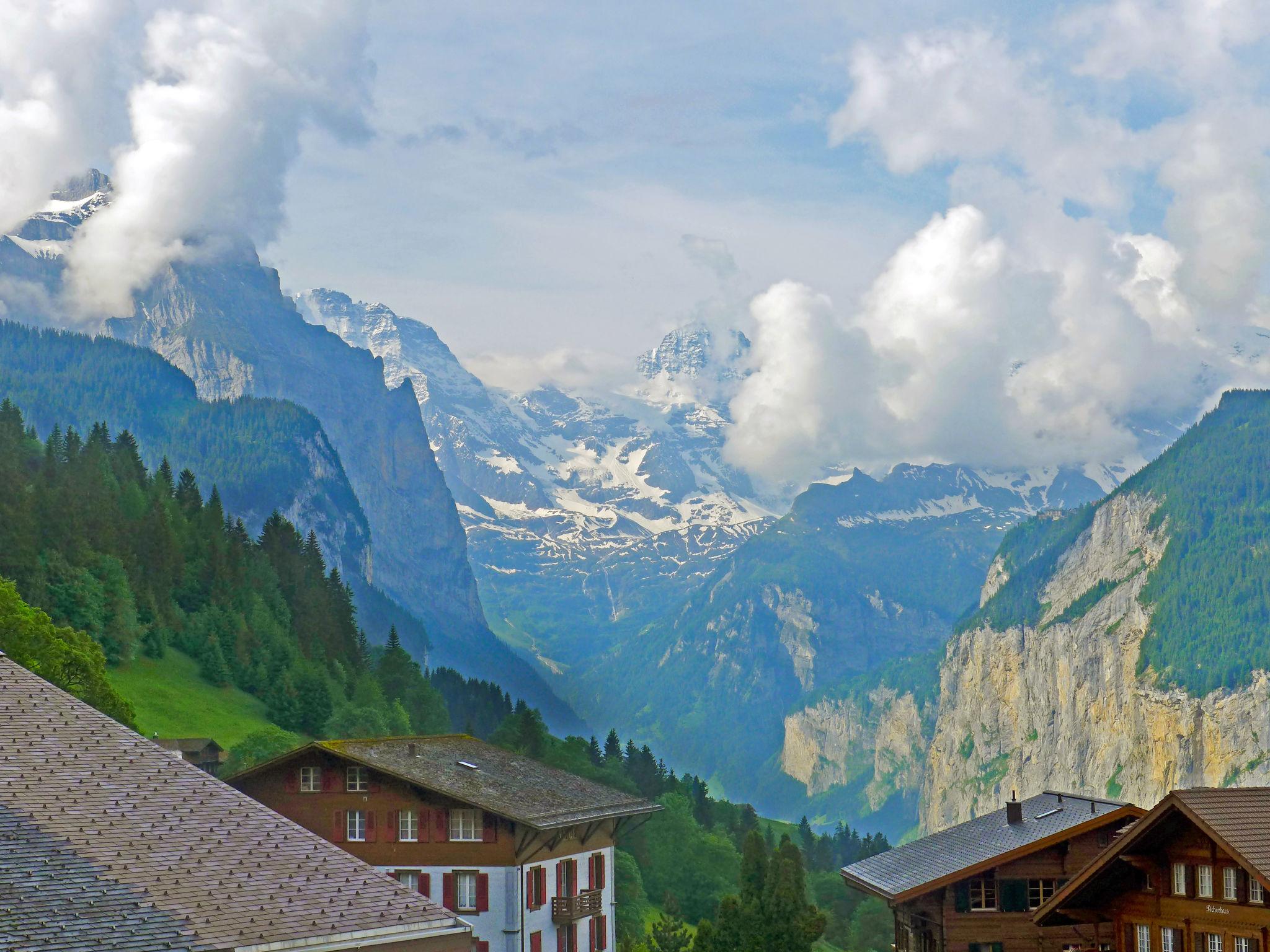 Foto 14 - Apartamento de 1 quarto em Lauterbrunnen com jardim