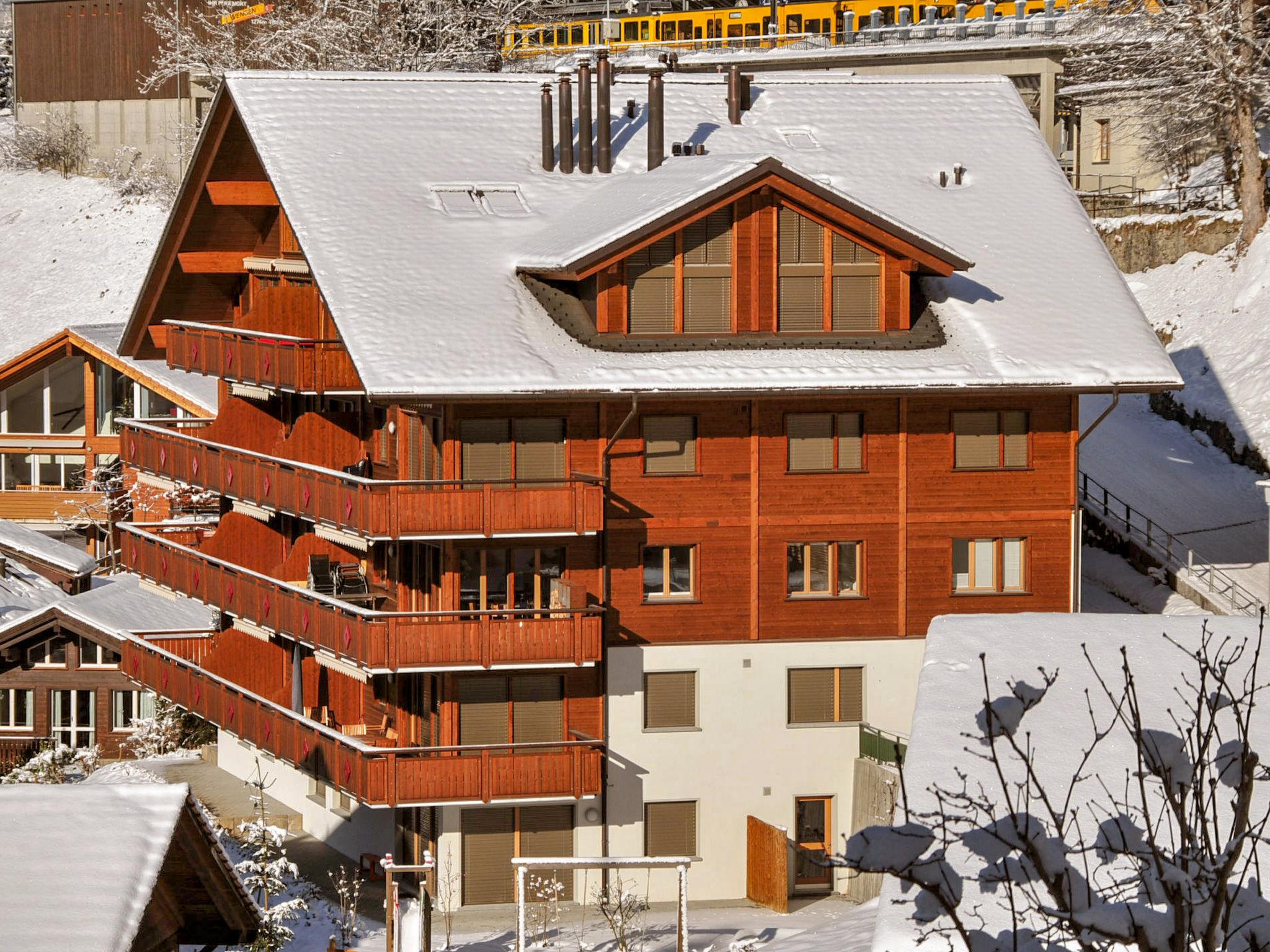 Foto 18 - Apartamento de 3 habitaciones en Lauterbrunnen con jardín y vistas a la montaña