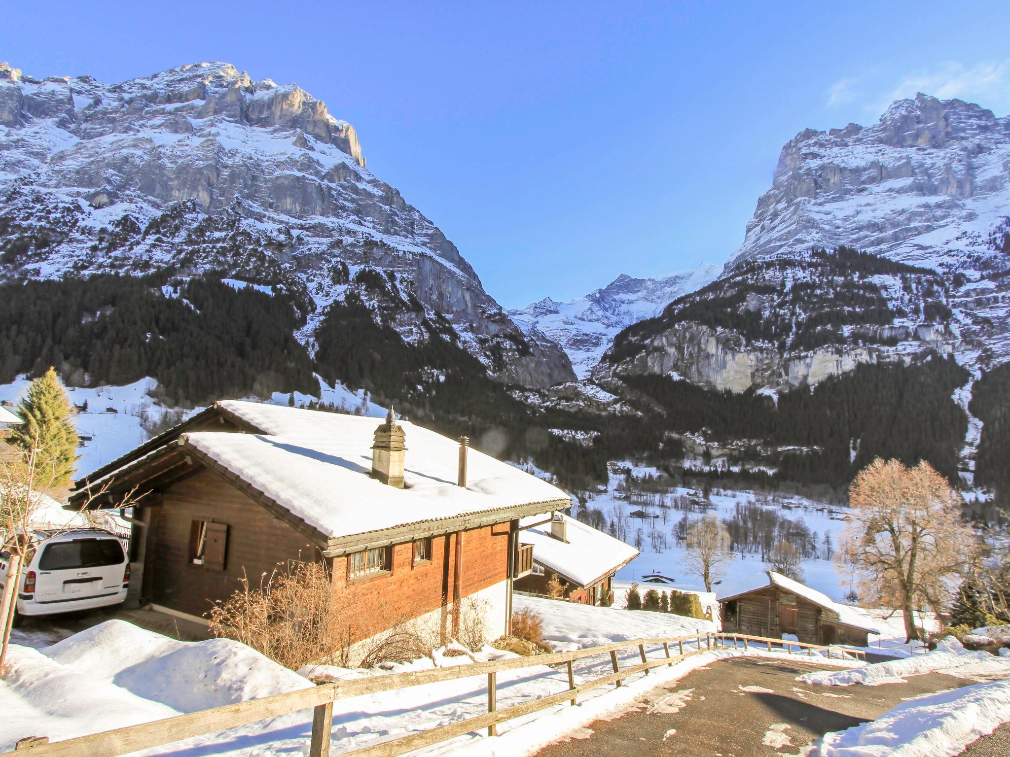 Foto 14 - Apartamento em Grindelwald com jardim e vista para a montanha