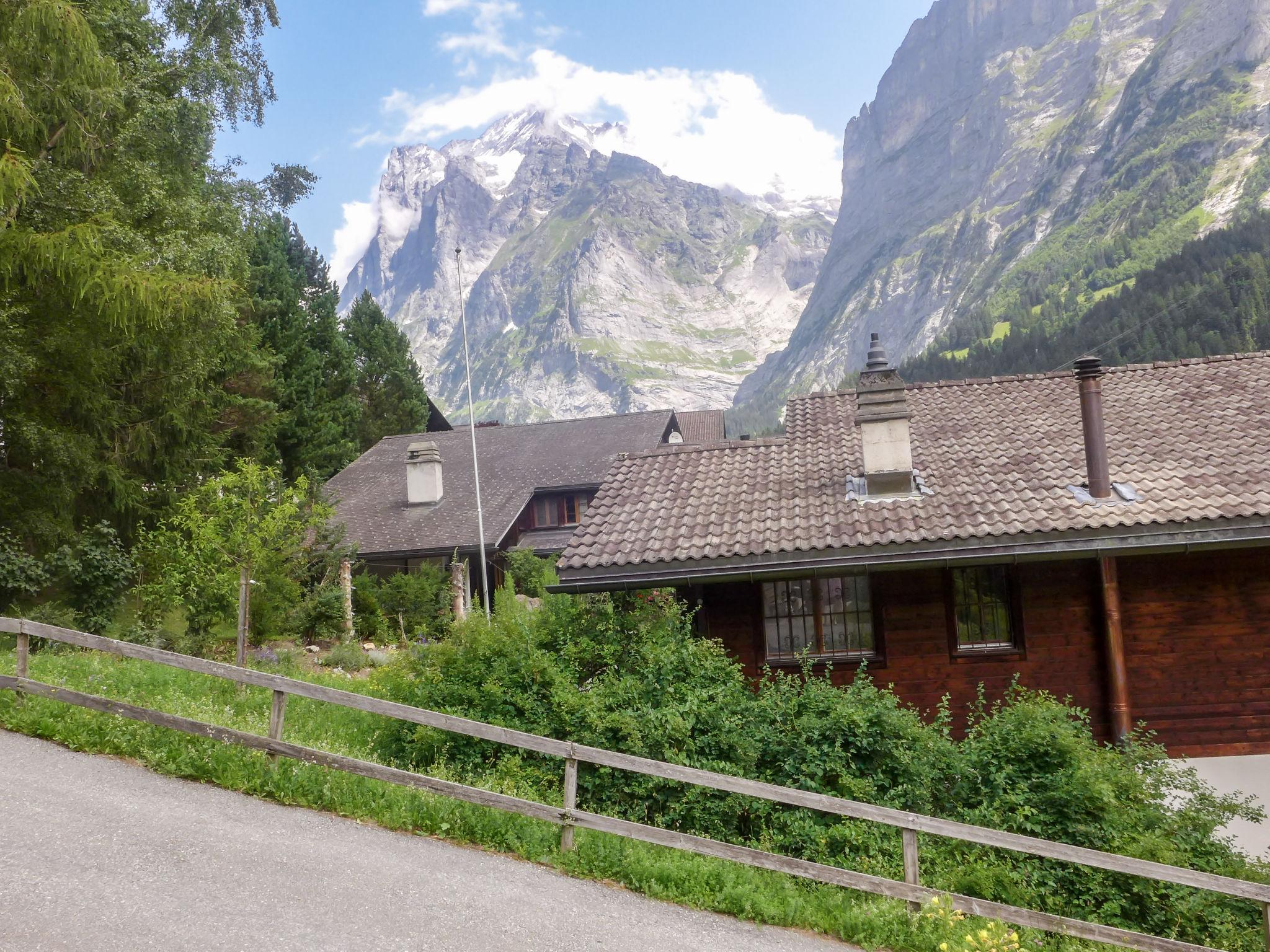 Foto 10 - Apartamento en Grindelwald con jardín y vistas a la montaña