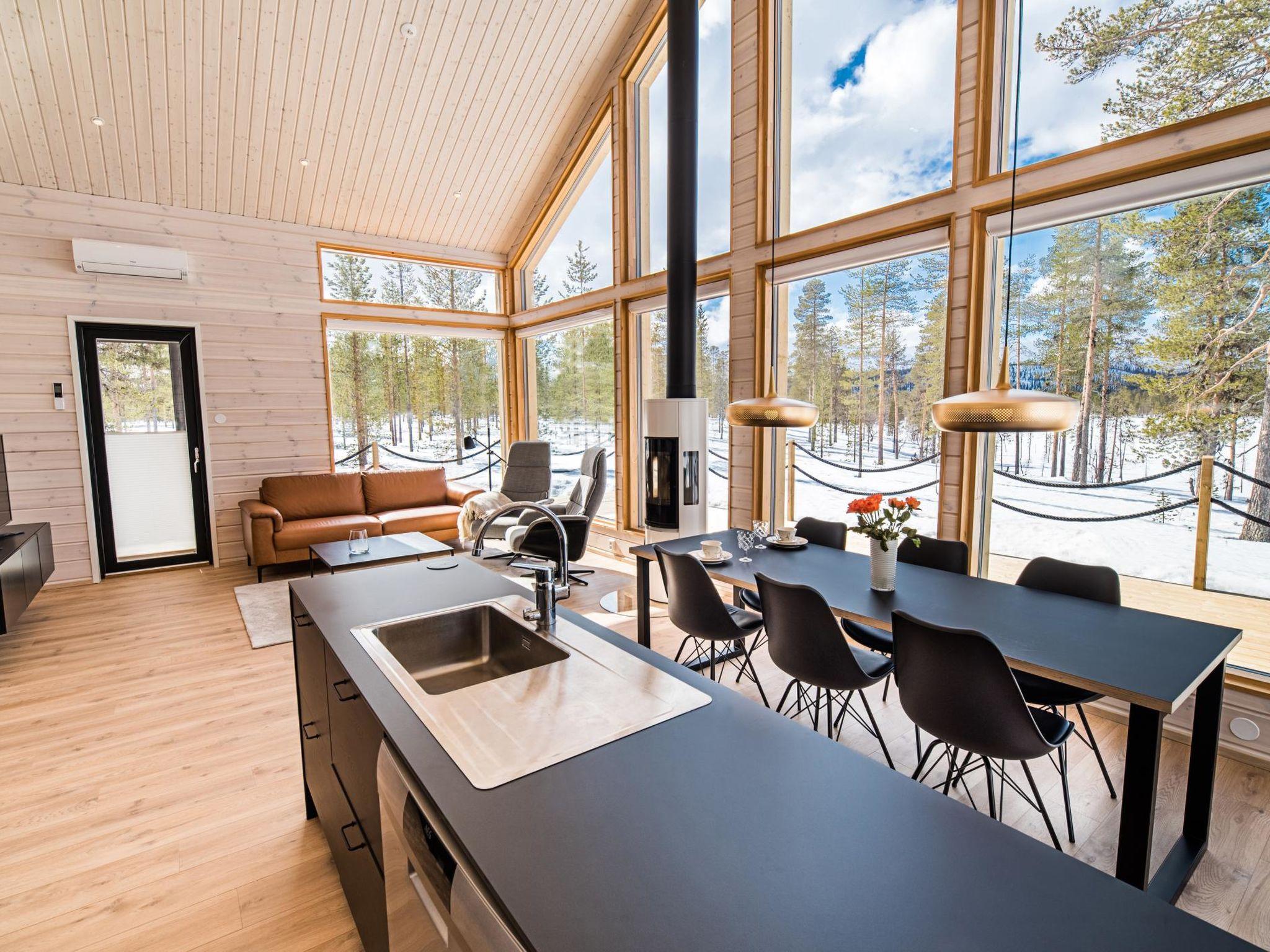 Foto 5 - Haus mit 4 Schlafzimmern in Enontekiö mit sauna und blick auf die berge