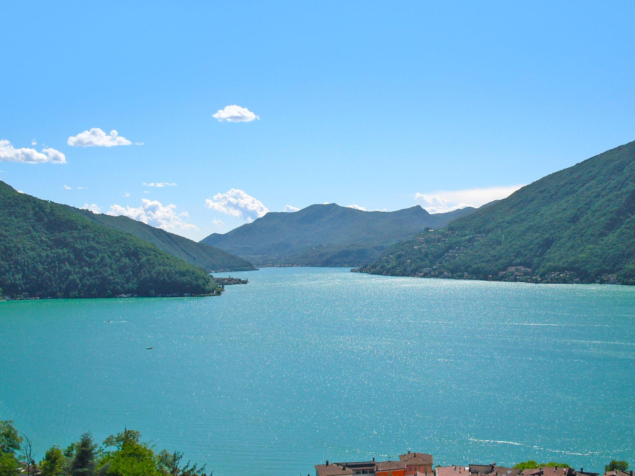 Foto 24 - Appartamento con 2 camere da letto a Bissone con piscina e vista sulle montagne