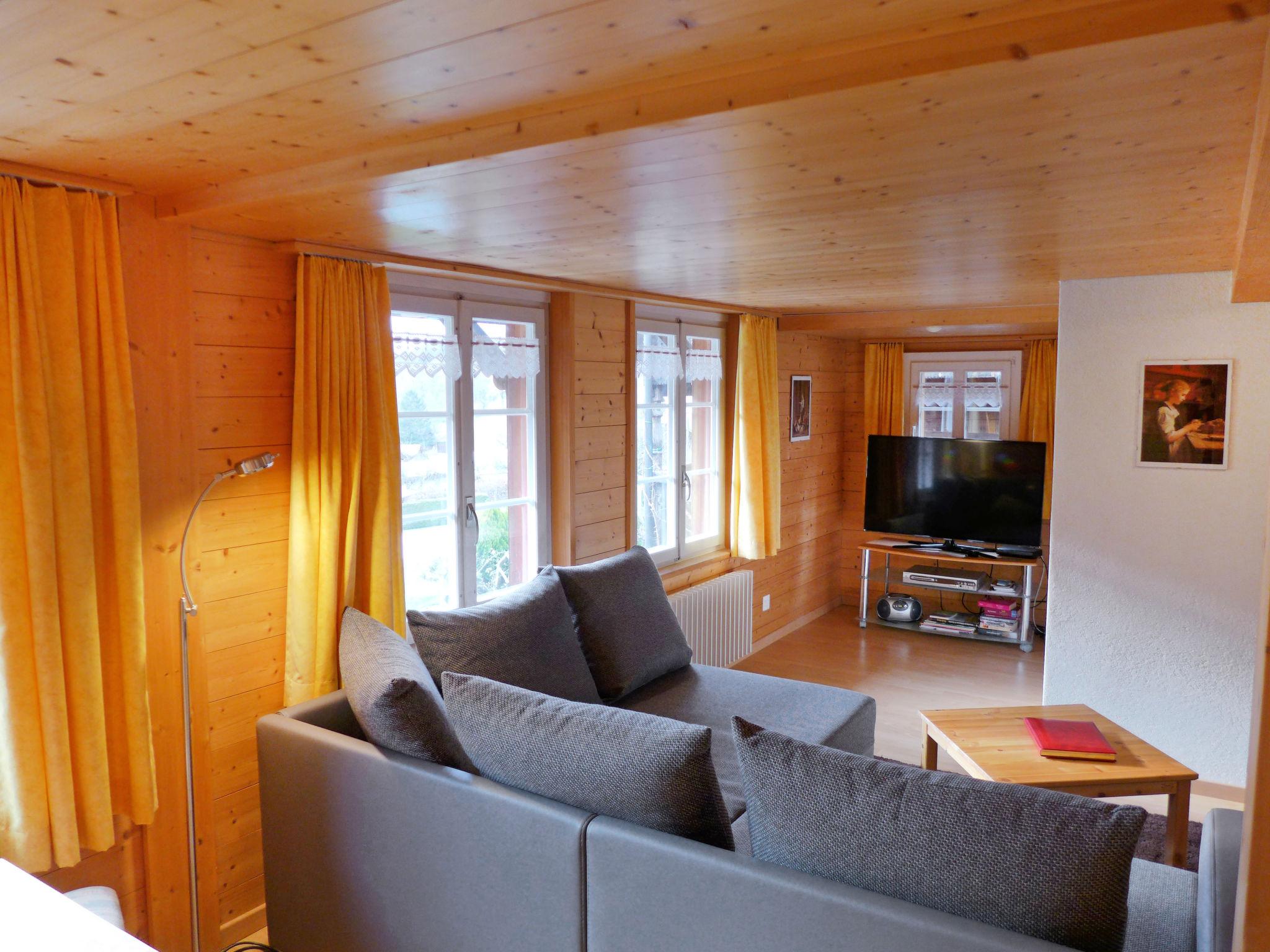 Foto 9 - Casa con 1 camera da letto a Brienzwiler con vista sulle montagne