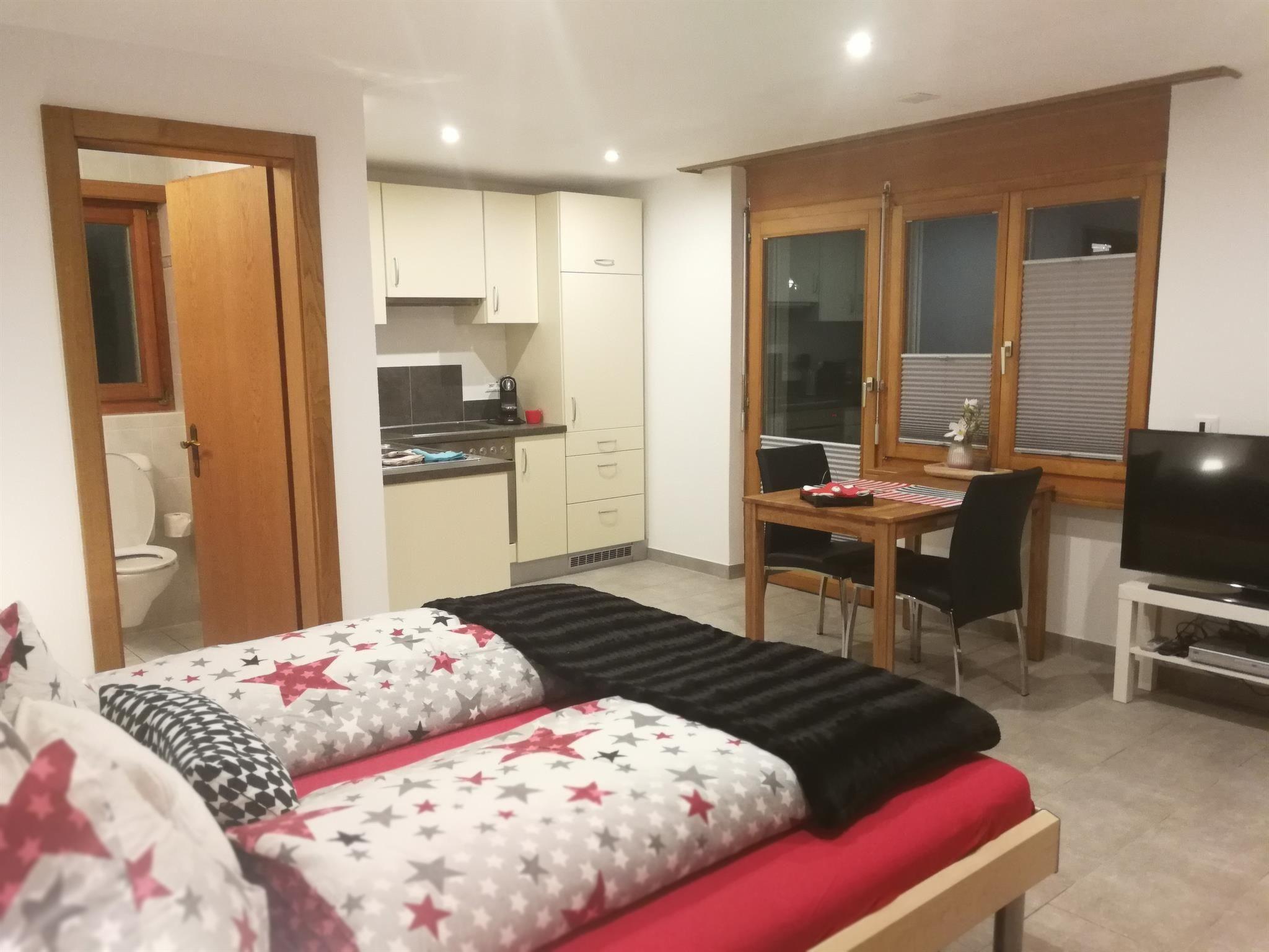 Foto 14 - Apartment mit 1 Schlafzimmer in Saas-Grund mit garten