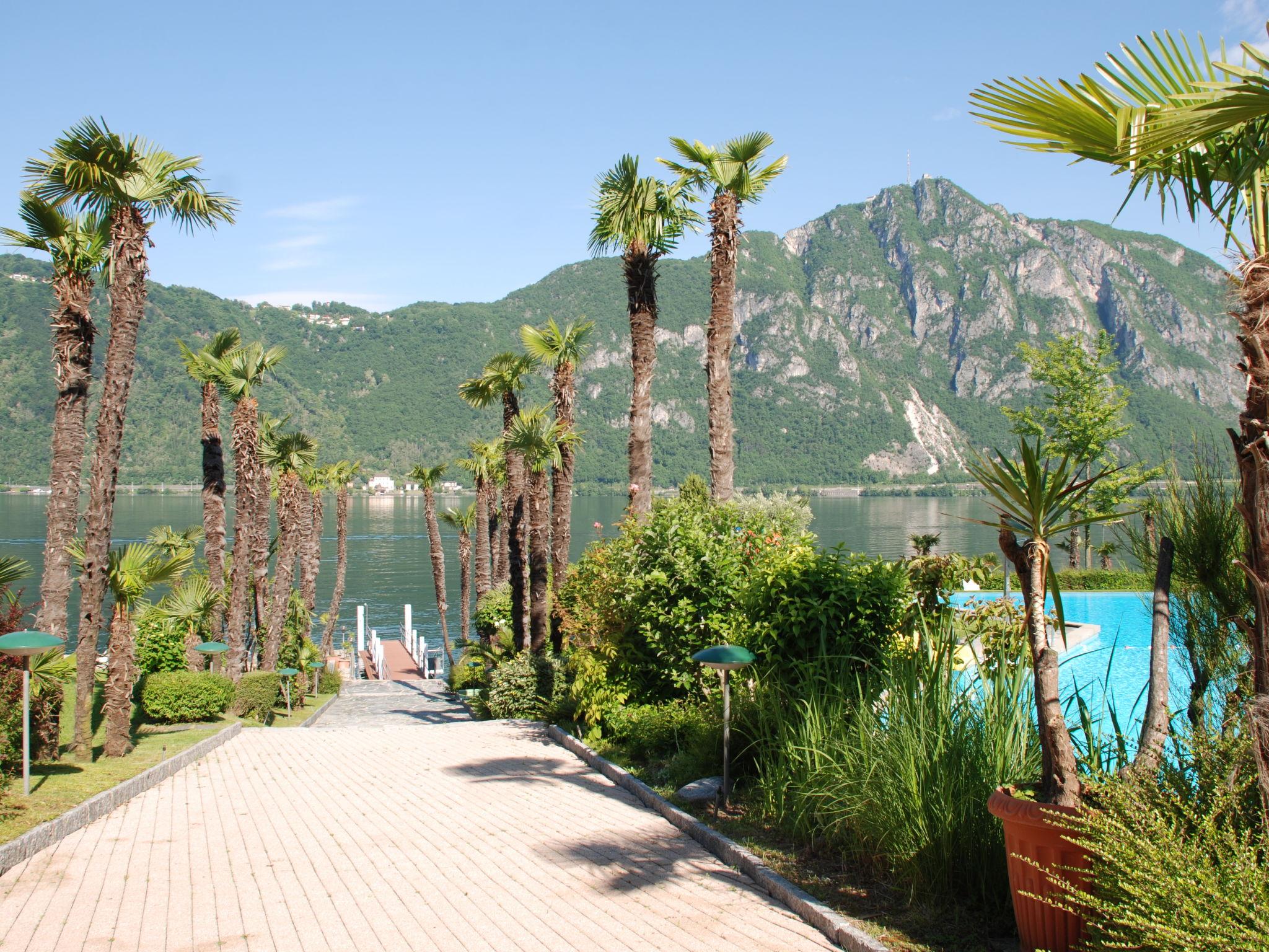 Photo 22 - Appartement de 1 chambre à Bissone avec piscine et vues sur la montagne