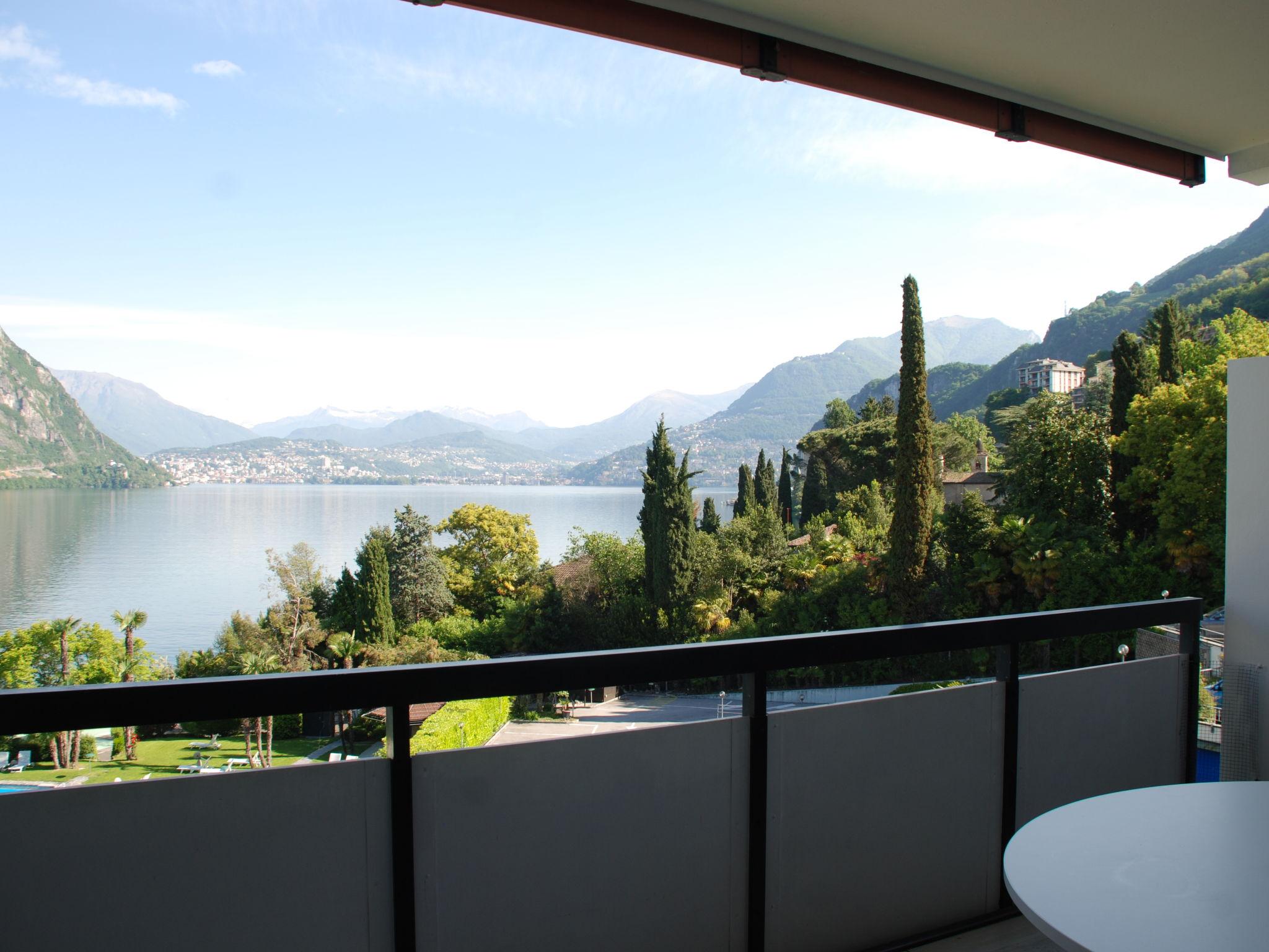 Foto 5 - Appartamento con 1 camera da letto a Bissone con piscina e vista sulle montagne