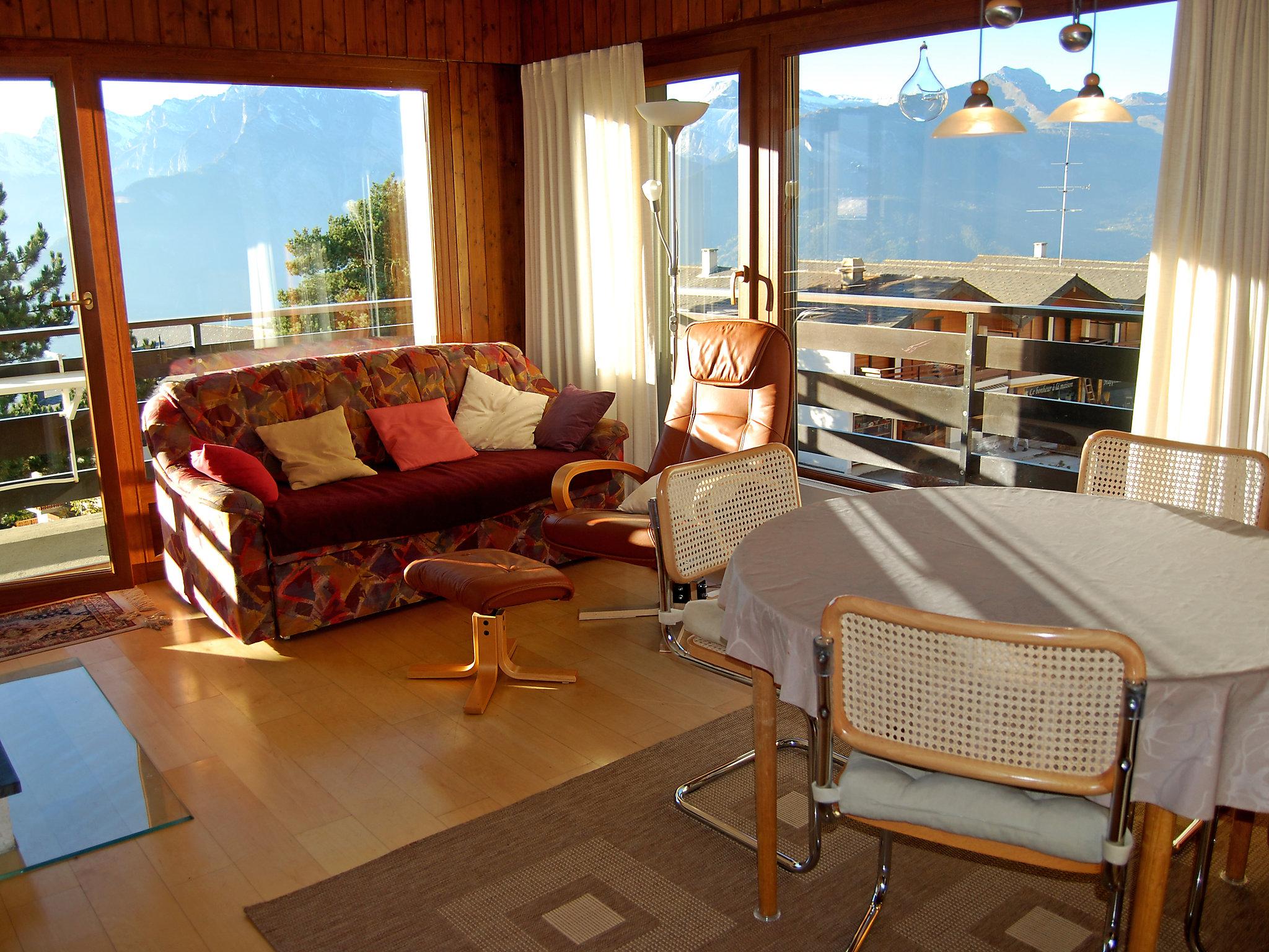 Foto 1 - Appartamento con 1 camera da letto a Veysonnaz con vista sulle montagne