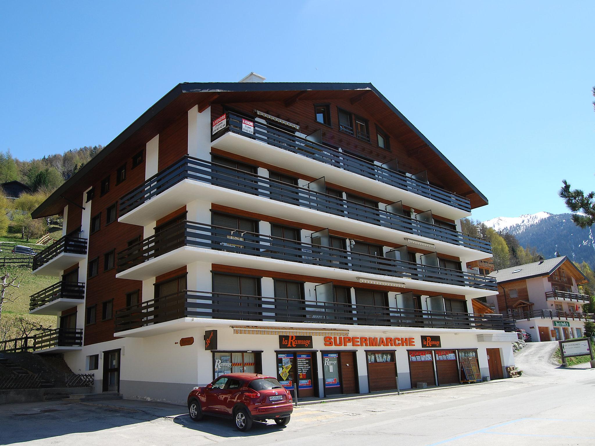 Foto 6 - Apartamento de 1 habitación en Veysonnaz con vistas a la montaña