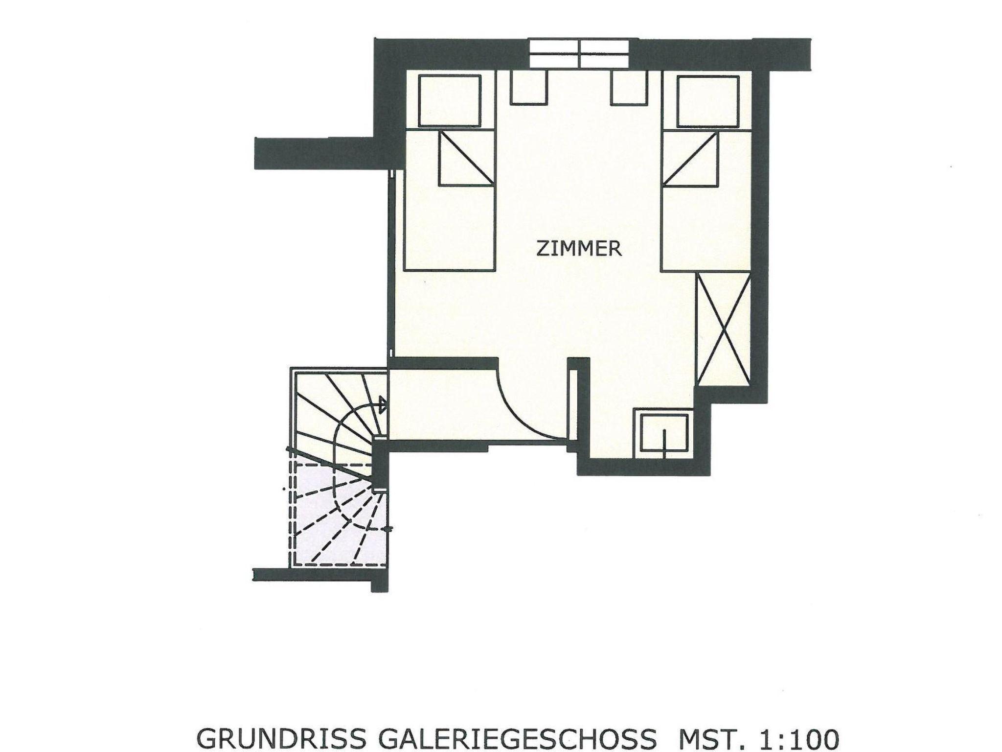 Foto 3 - Appartamento con 2 camere da letto a Saas-Almagell con giardino