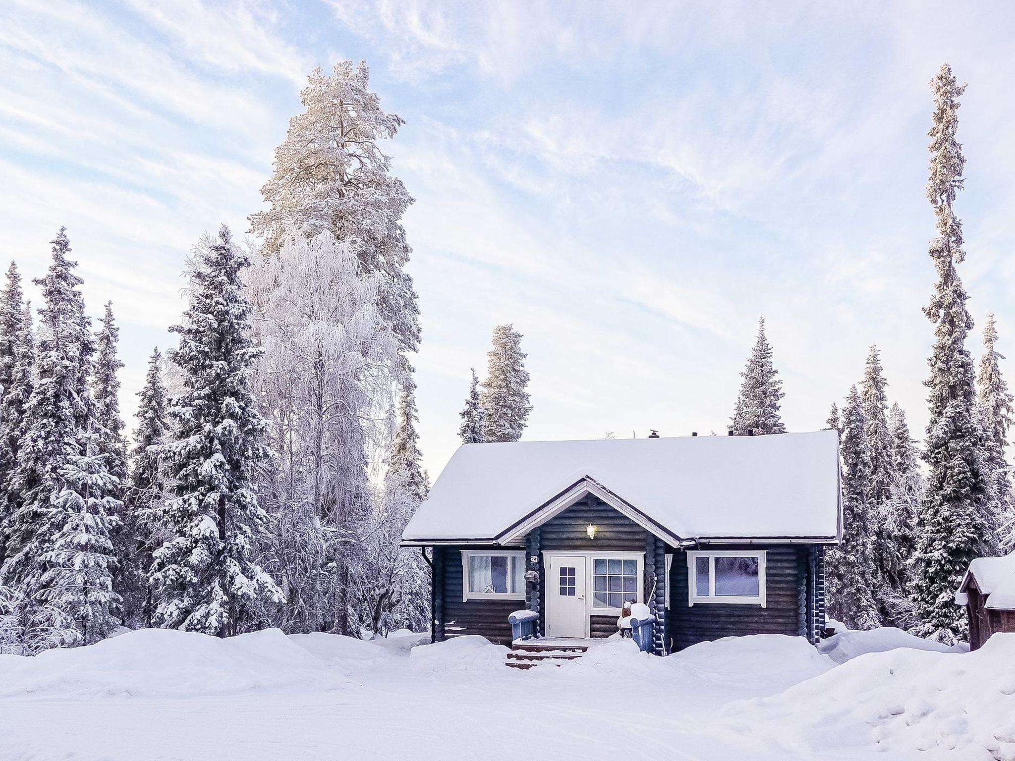 Foto 5 - Haus mit 1 Schlafzimmer in Salla mit sauna und blick auf die berge