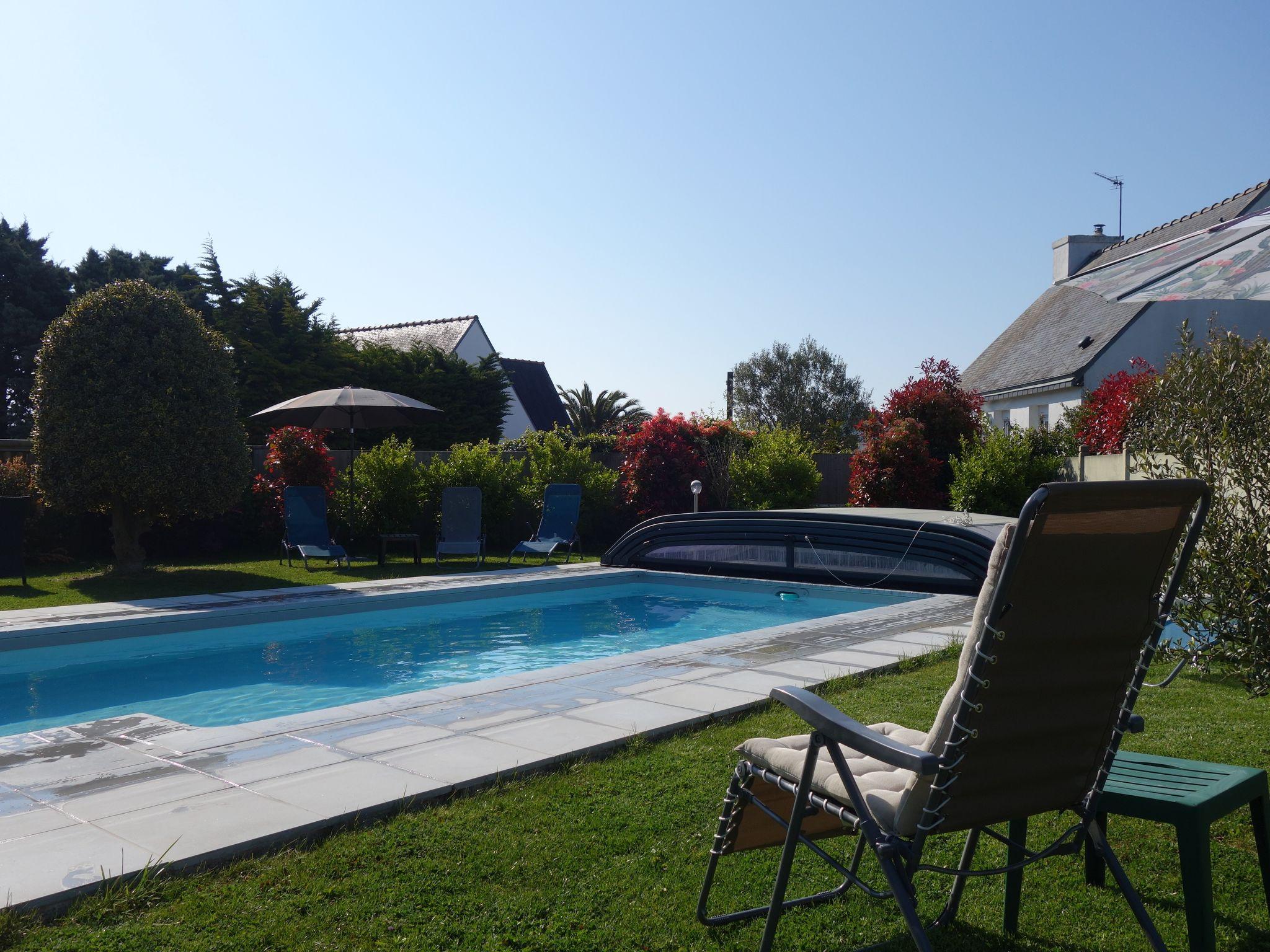 Photo 3 - Maison de 4 chambres à Saint-Philibert avec piscine privée et vues à la mer