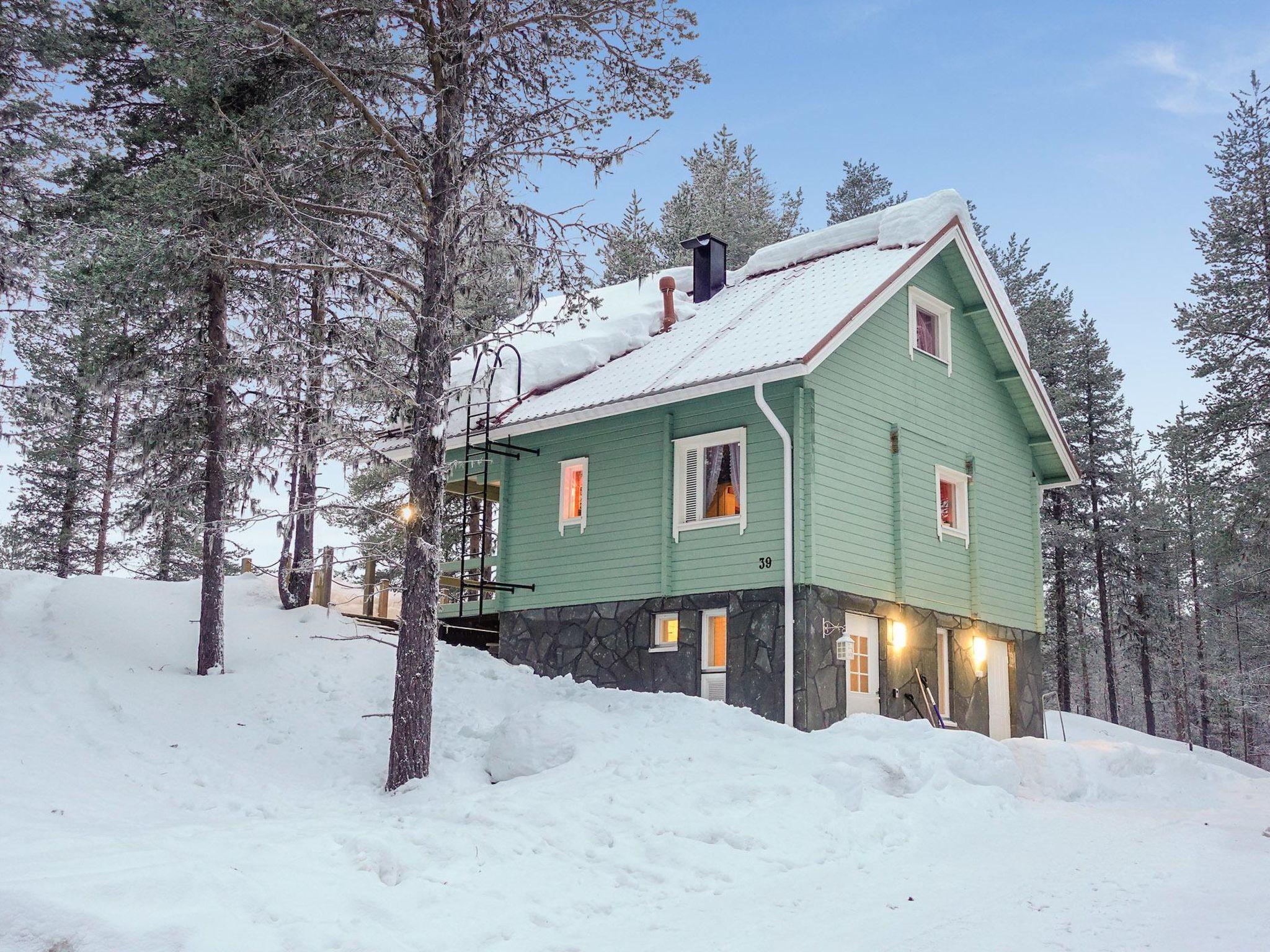 Foto 8 - Haus mit 2 Schlafzimmern in Enontekiö mit sauna und blick auf die berge