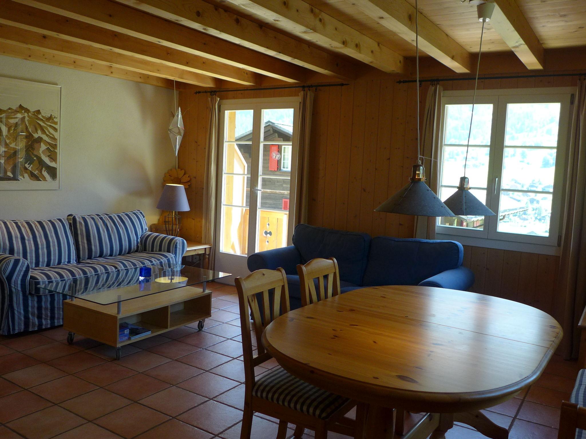 Foto 6 - Apartamento de 2 quartos em Grindelwald com jardim e terraço