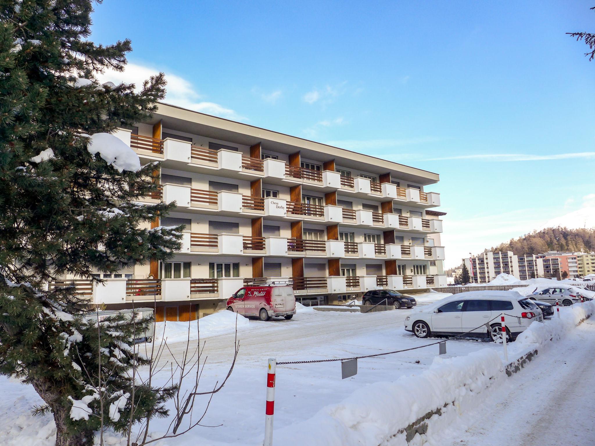 Foto 30 - Apartment mit 2 Schlafzimmern in Sankt Moritz mit blick auf die berge