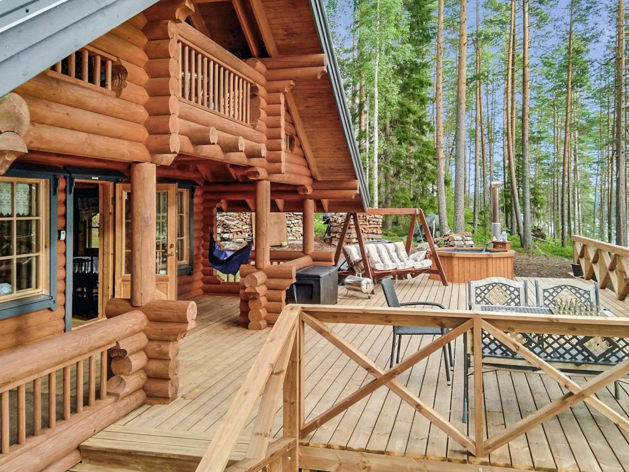 Foto 2 - Casa de 2 habitaciones en Rautjärvi con sauna y bañera de hidromasaje