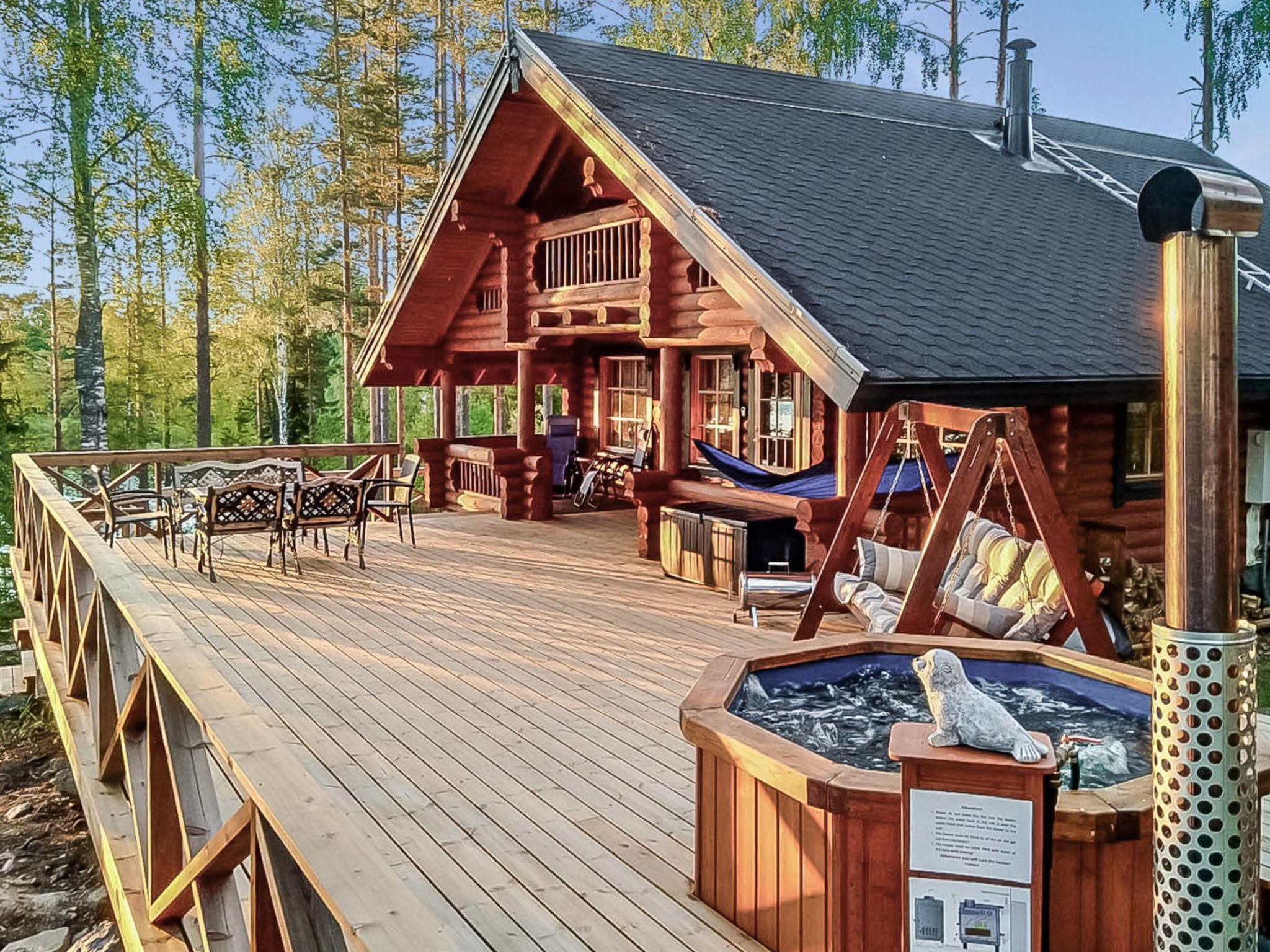 Foto 1 - Casa con 2 camere da letto a Rautjärvi con sauna e vasca idromassaggio