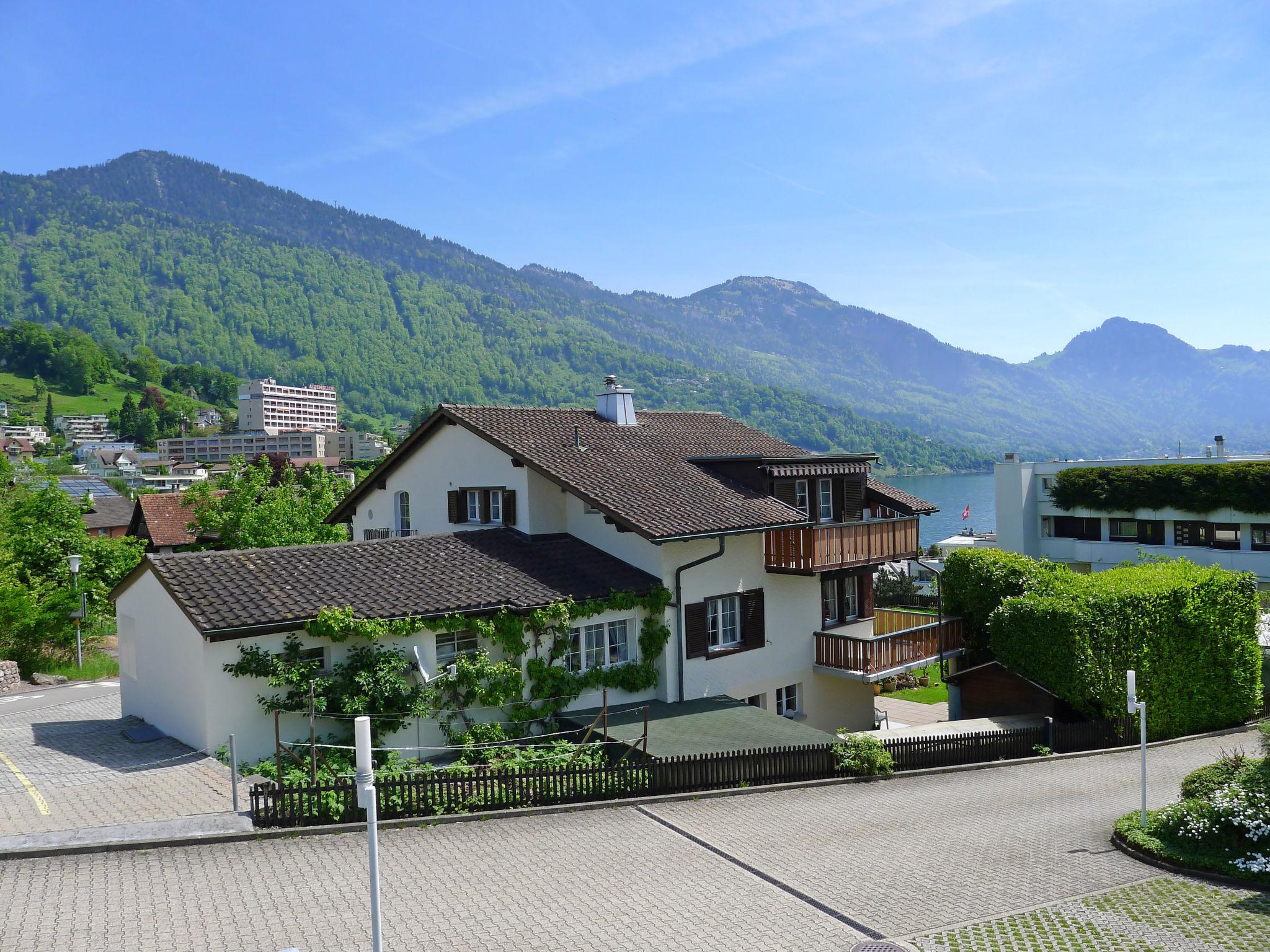 Photo 13 - Appartement de 1 chambre à Weggis avec jardin et vues sur la montagne