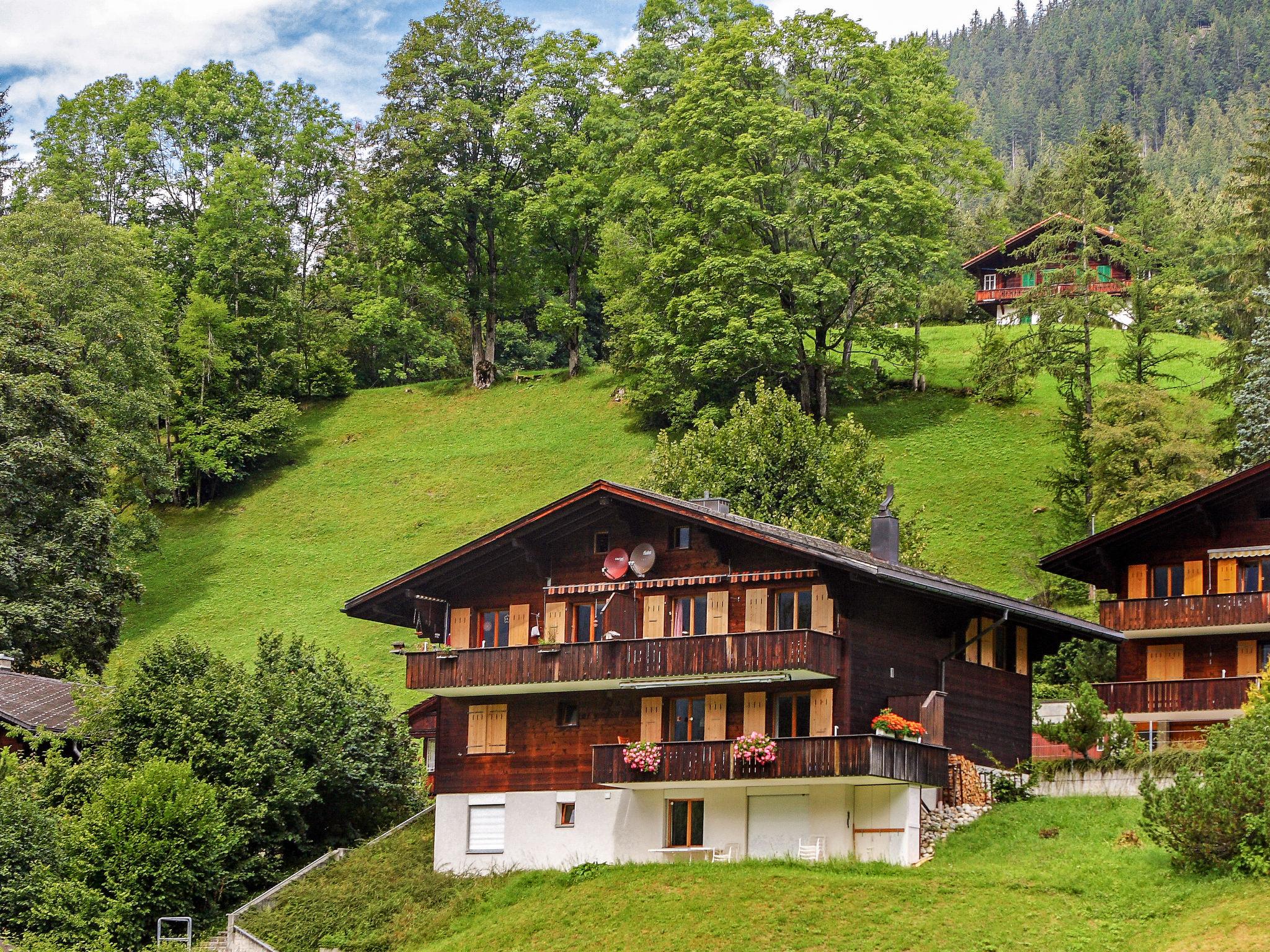 Foto 1 - Apartamento de 2 habitaciones en Grindelwald con vistas a la montaña