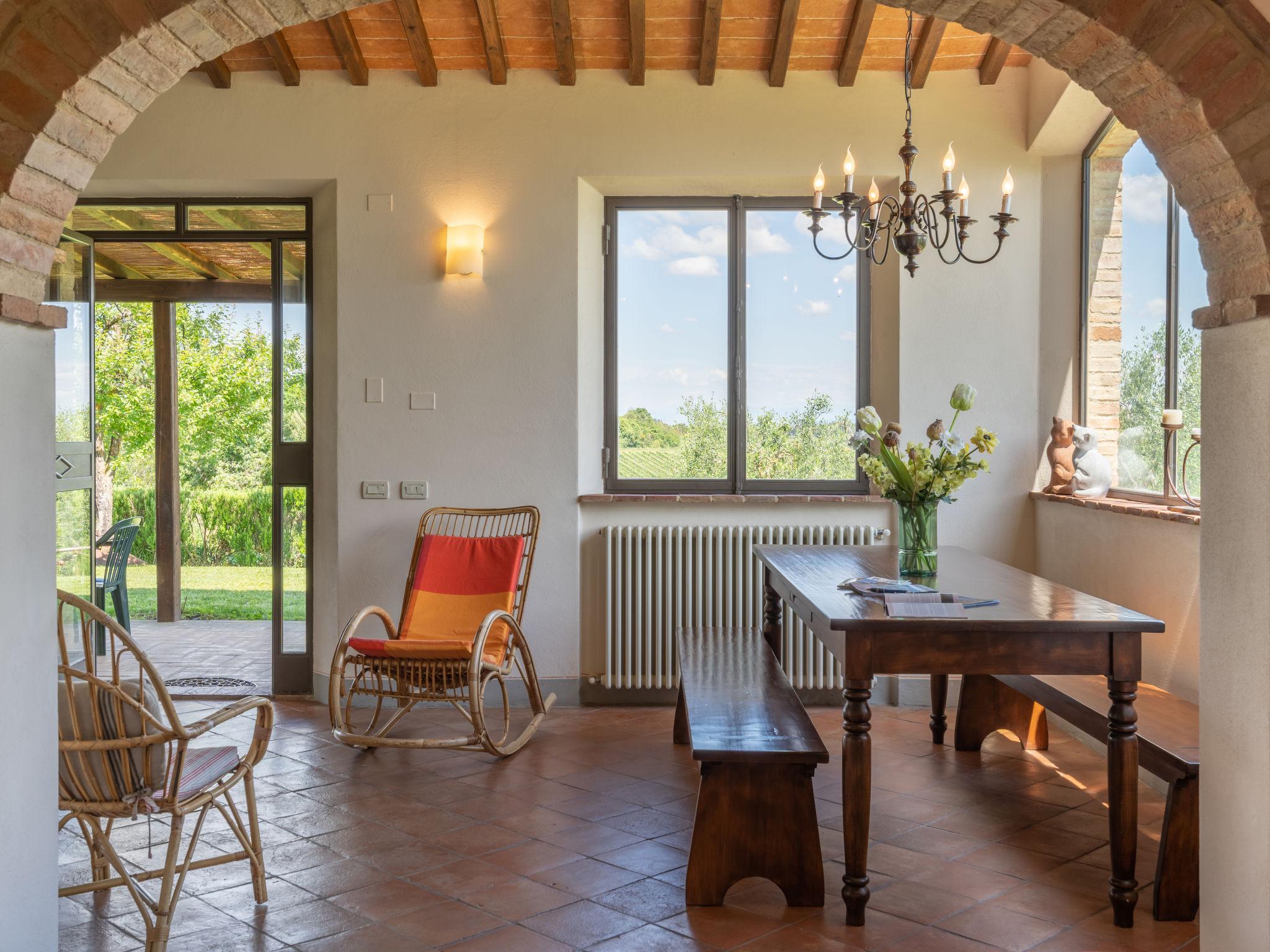 Foto 10 - Casa de 3 habitaciones en San Gimignano con piscina privada y jardín