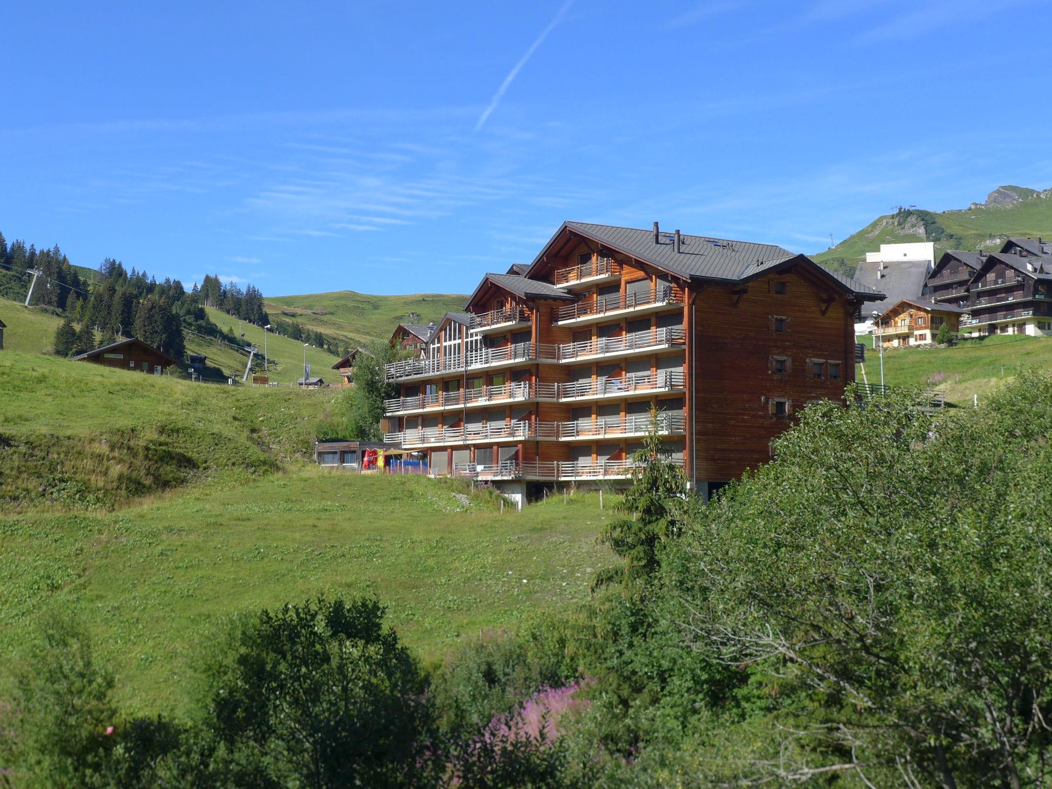 Foto 1 - Apartment mit 1 Schlafzimmer in Val-d'Illiez mit blick auf die berge