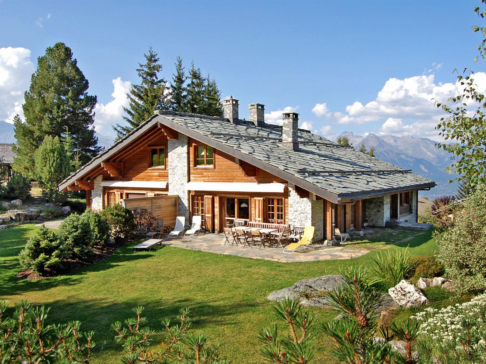 Foto 1 - Casa de 4 habitaciones en Nendaz con jardín y vistas a la montaña