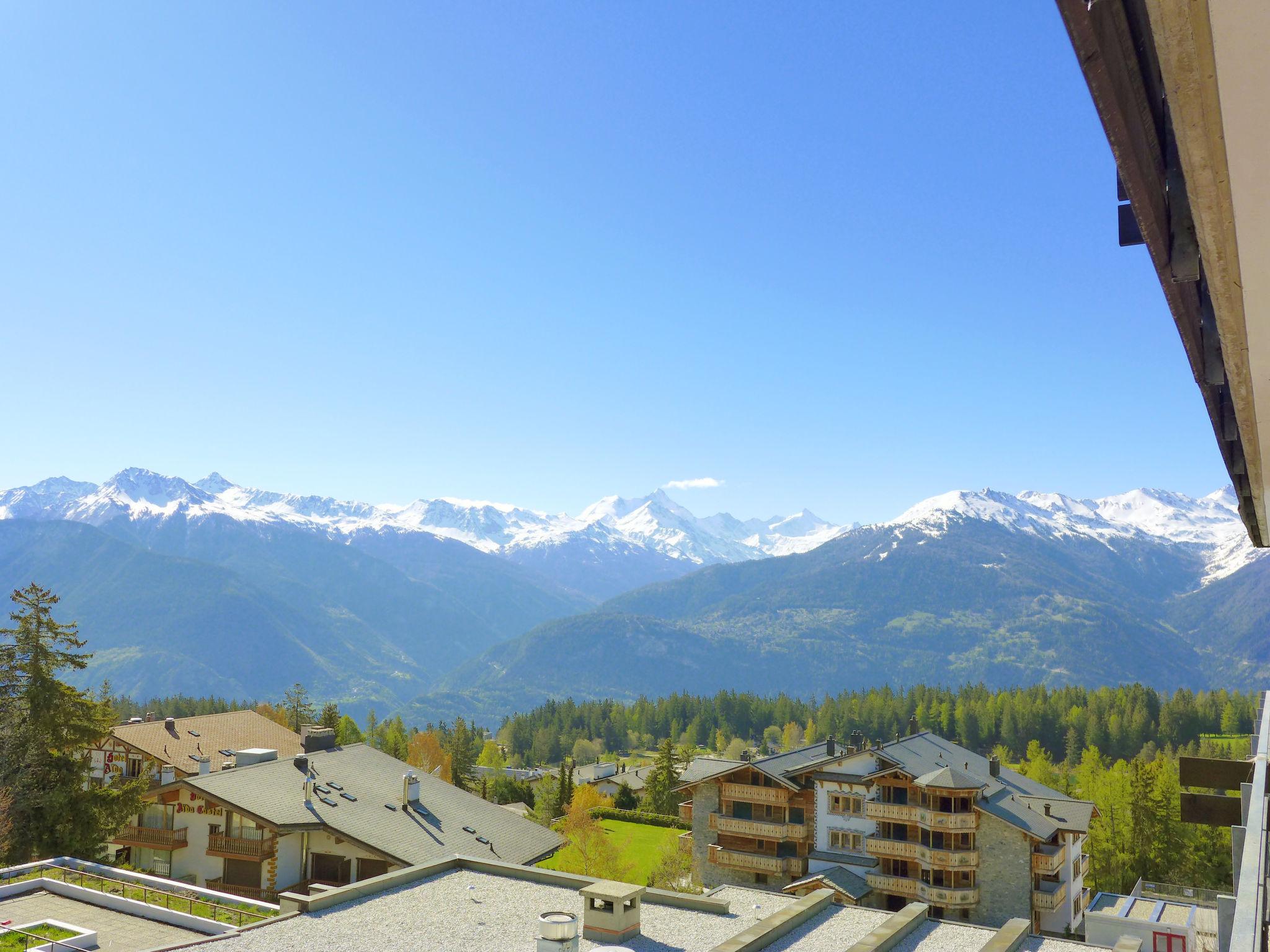 Foto 5 - Apartamento de 1 quarto em Crans-Montana com piscina e vista para a montanha